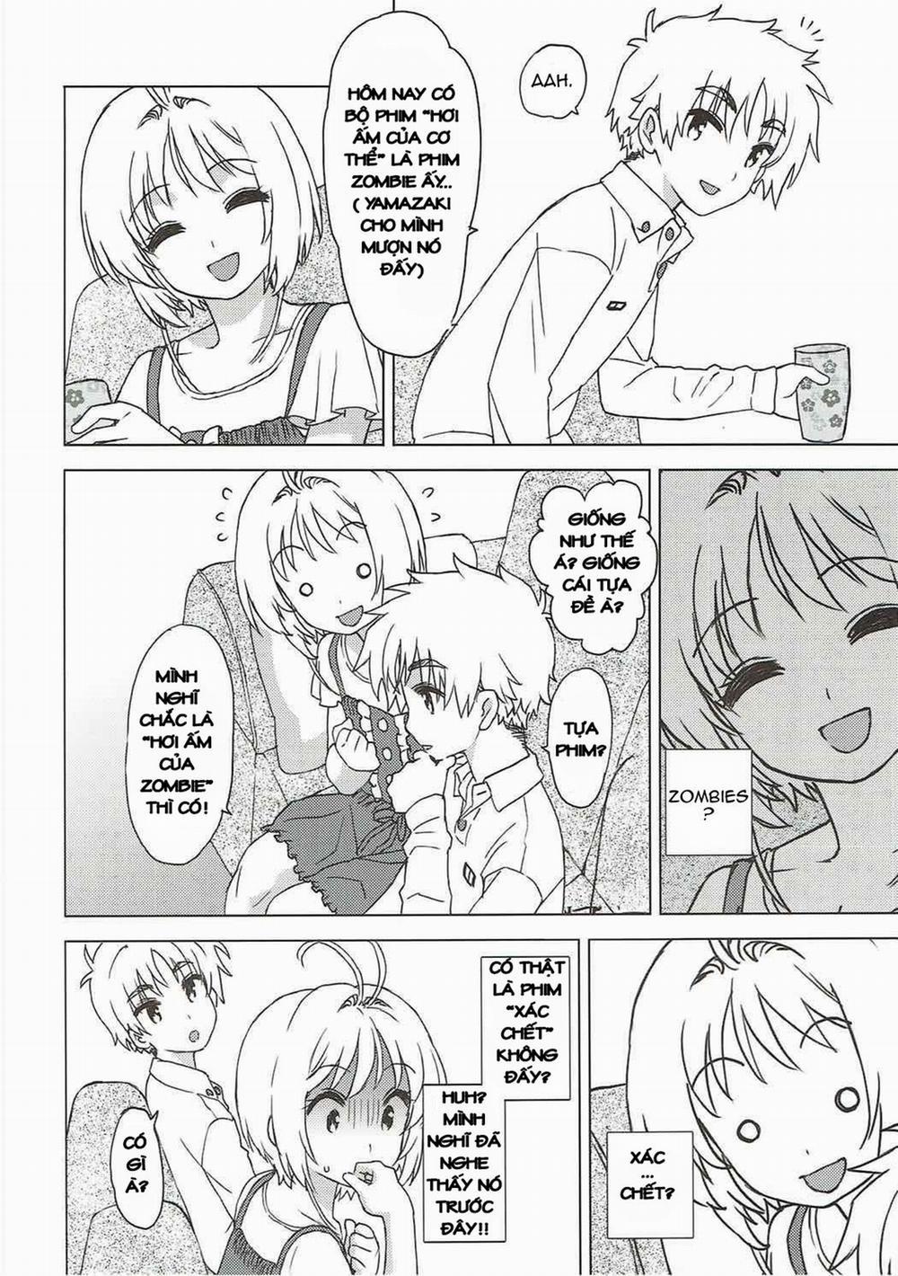 HentaiVN.net - Ảnh 6 - Thủ Lĩnh Thẻ Bài Sakura Và Chuyện Chưa Kể (Cardcaptor Sakura) [Sakura to Syaoran to Warm Bodies] - Oneshot