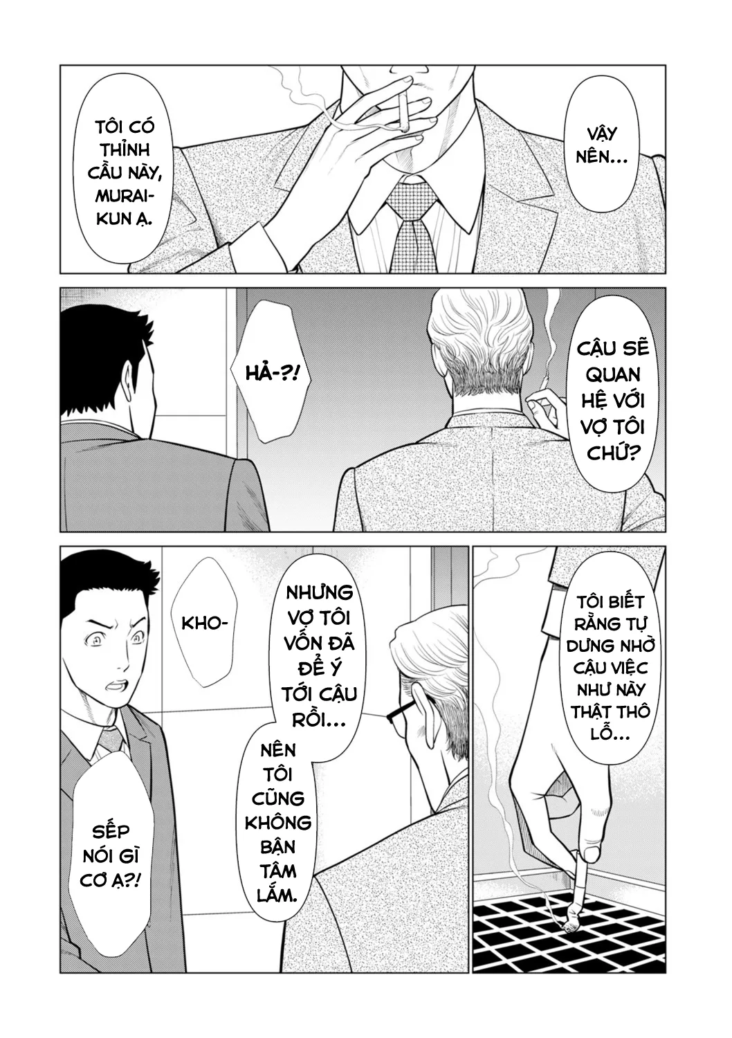 HentaiVN.net - Ảnh 6 - Lời mời gọi với vợ sếp [Izanai; Invitation] - Chap 1