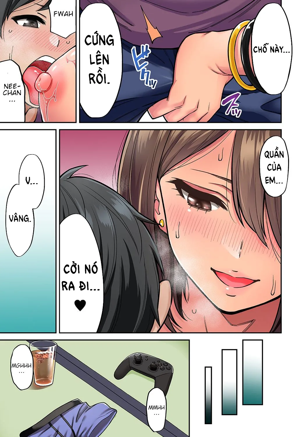 HentaiVN.net - Ảnh 10 - Bà chị tôi mến đã trở về trong bộ dạng gái lai tây [Akogare no Nee-chan ga Gal ni Natte Kaette Kita Natsuyasumi] - Chap 2