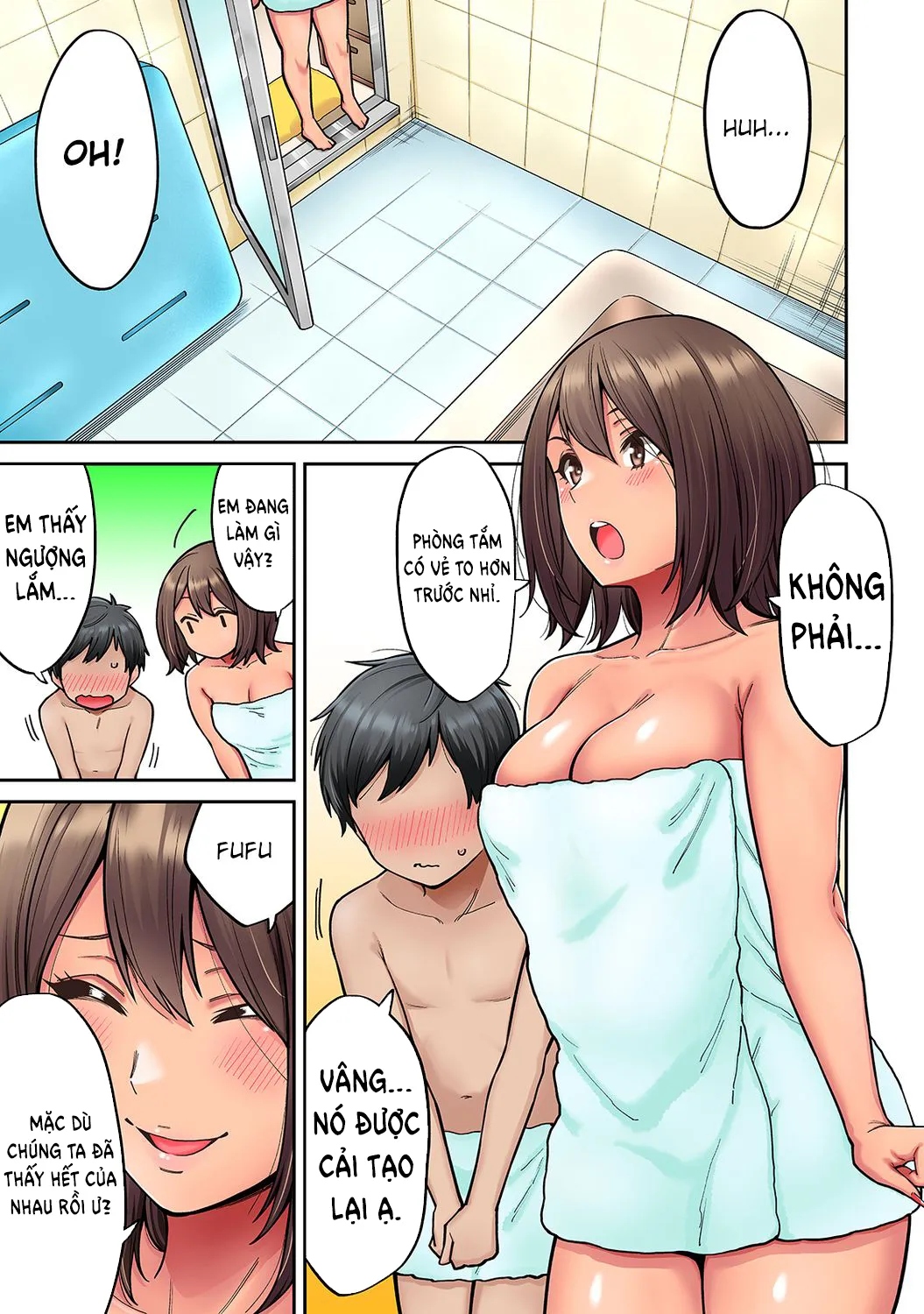 HentaiVN.net - Ảnh 4 - Bà chị tôi mến đã trở về trong bộ dạng gái lai tây [Akogare no Nee-chan ga Gal ni Natte Kaette Kita Natsuyasumi] - Chap 3