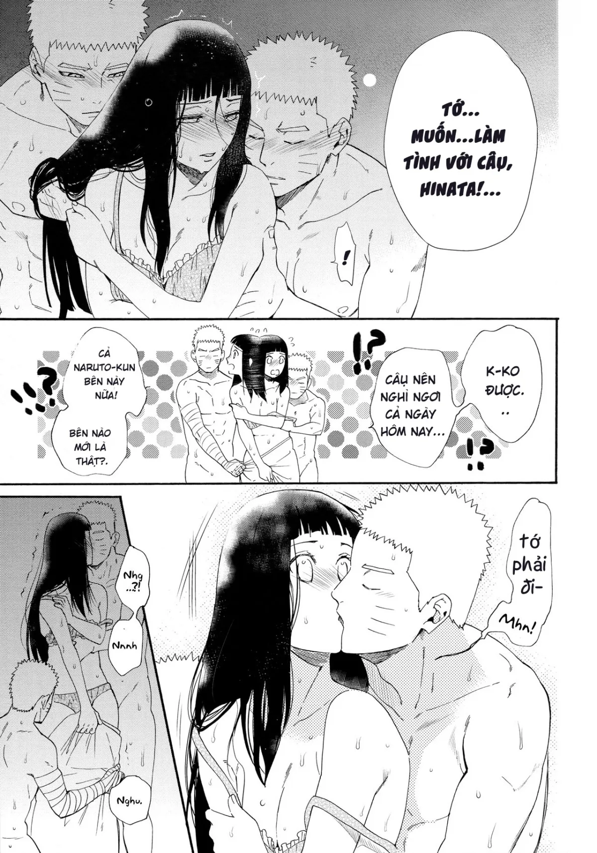 HentaiVN.net - Ảnh 13 - Chỉ Hai Chúng Ta ( Naruto Shippuden ) [Ato no Futari; 1 + 2 | Ato No Futari V1] - Chap 1: Tuy hai nhưng mà ba...??