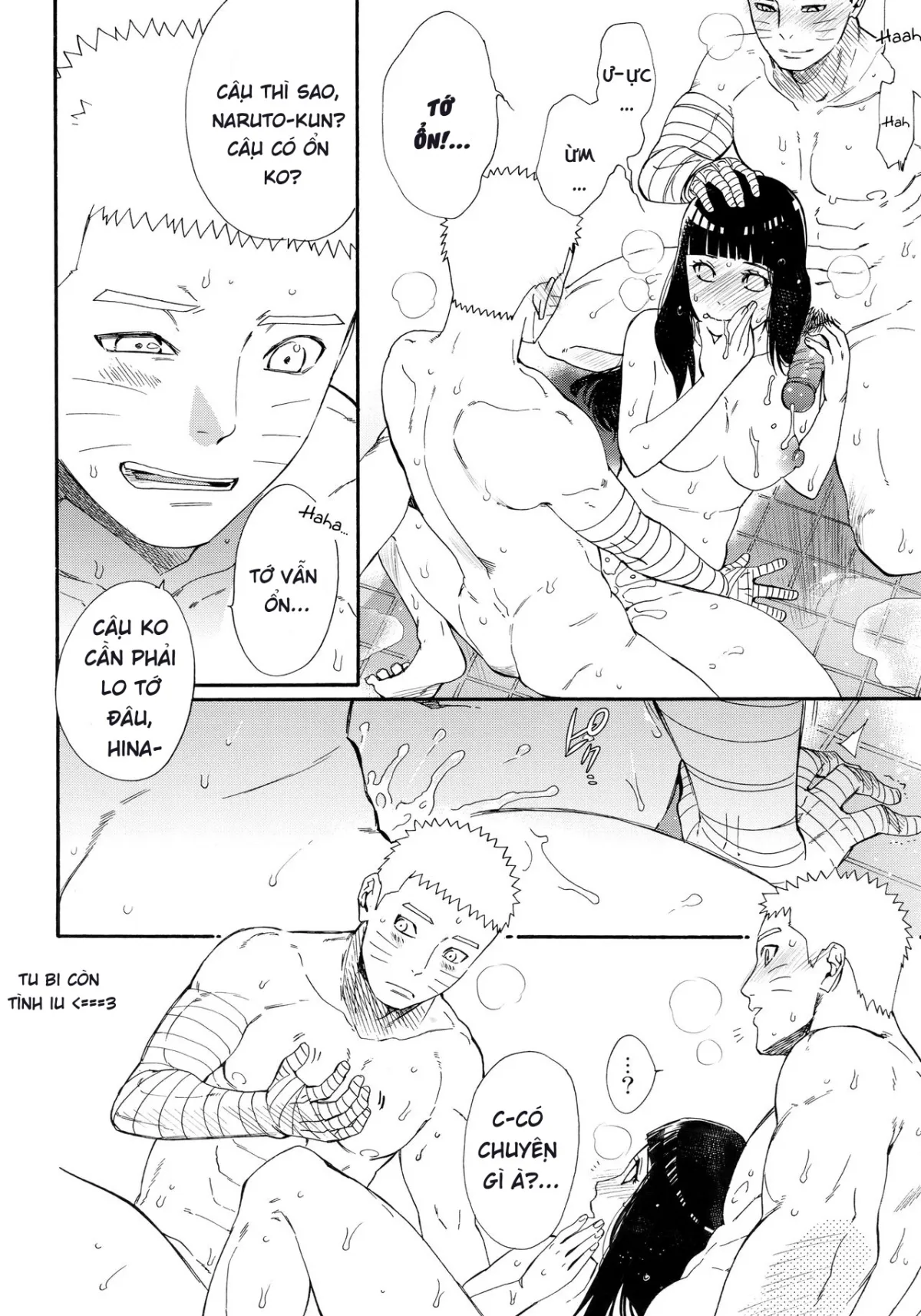 HentaiVN.net - Ảnh 26 - Chỉ Hai Chúng Ta ( Naruto Shippuden ) [Ato no Futari; 1 + 2 | Ato No Futari V1] - Chap 1: Tuy hai nhưng mà ba...??