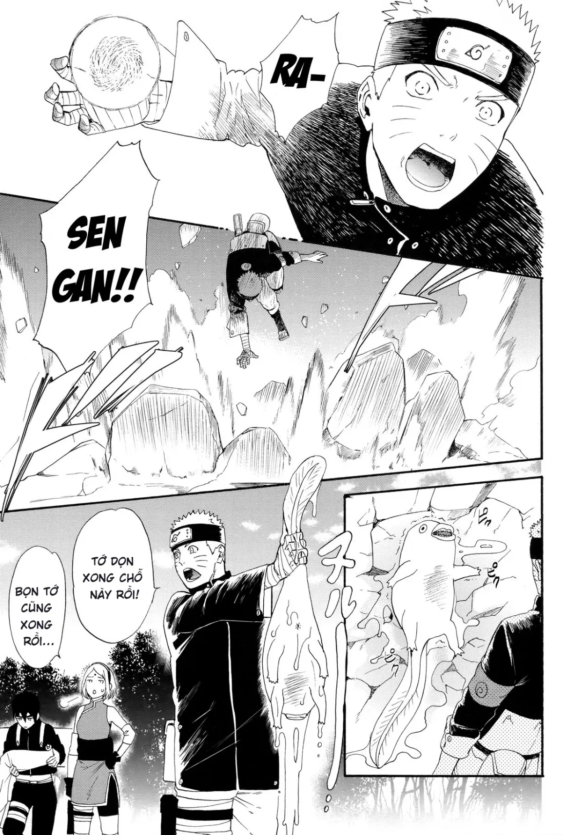 HentaiVN.net - Ảnh 3 - Chỉ Hai Chúng Ta ( Naruto Shippuden ) [Ato no Futari; 1 + 2 | Ato No Futari V1] - Chap 1: Tuy hai nhưng mà ba...??
