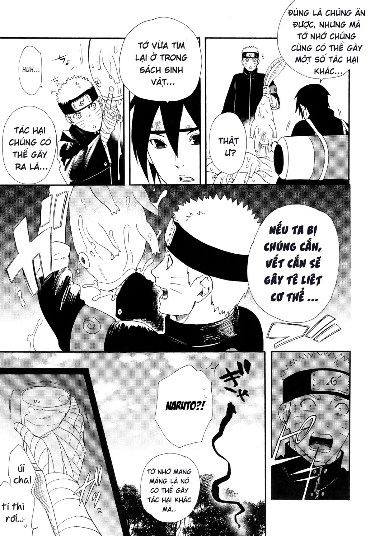 HentaiVN.net - Ảnh 5 - Chỉ Hai Chúng Ta ( Naruto Shippuden ) [Ato no Futari; 1 + 2 | Ato No Futari V1] - Chap 1: Tuy hai nhưng mà ba...??