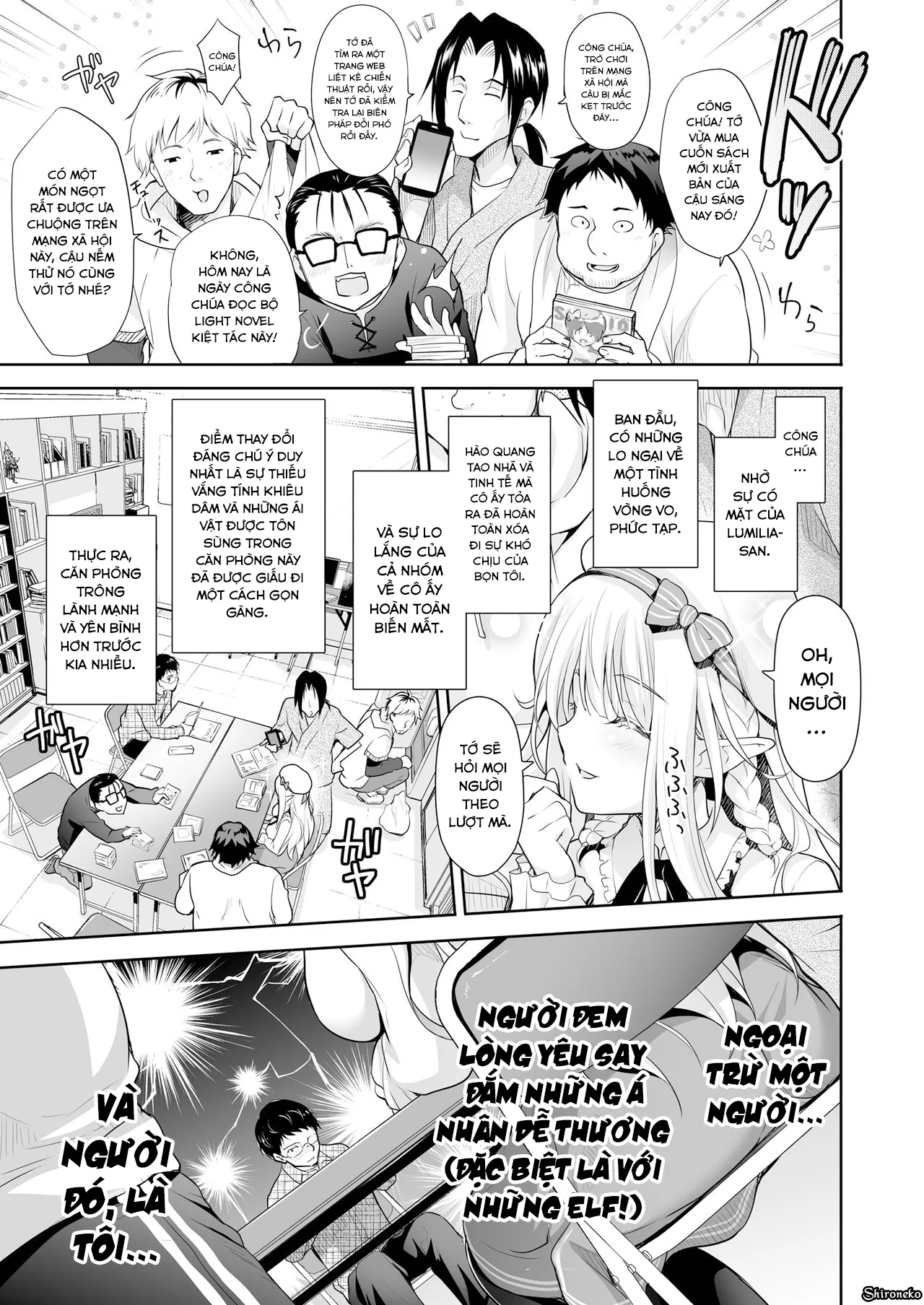 HentaiVN.net - Ảnh 7 - OtaCir no Elf Hime [Elf Princess of Otaku Club; Công chúa Elf của Câu lạc bộ Otaku] - Chap 1