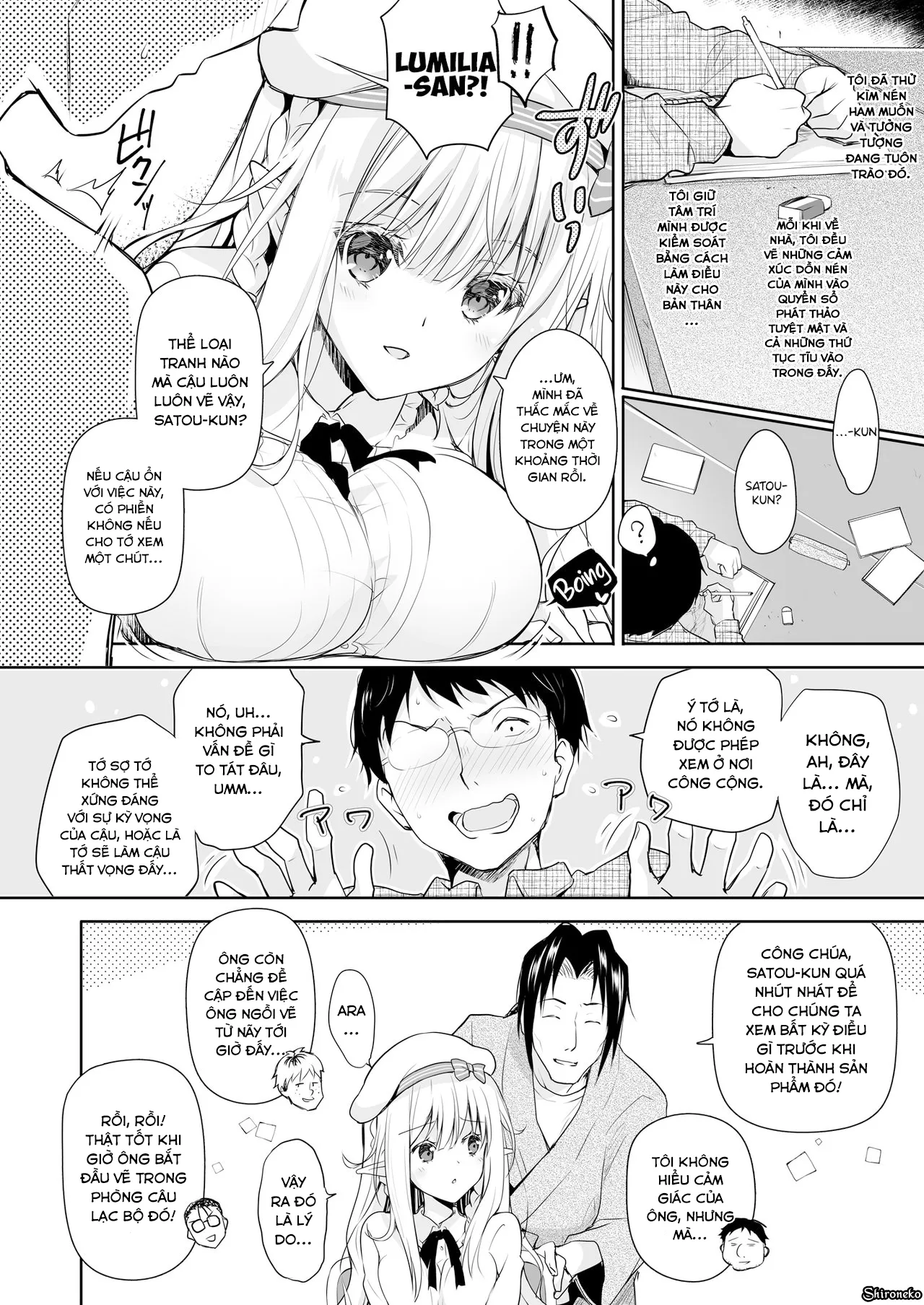 HentaiVN.net - Ảnh 8 - OtaCir no Elf Hime [Elf Princess of Otaku Club; Công chúa Elf của Câu lạc bộ Otaku] - Chap 1