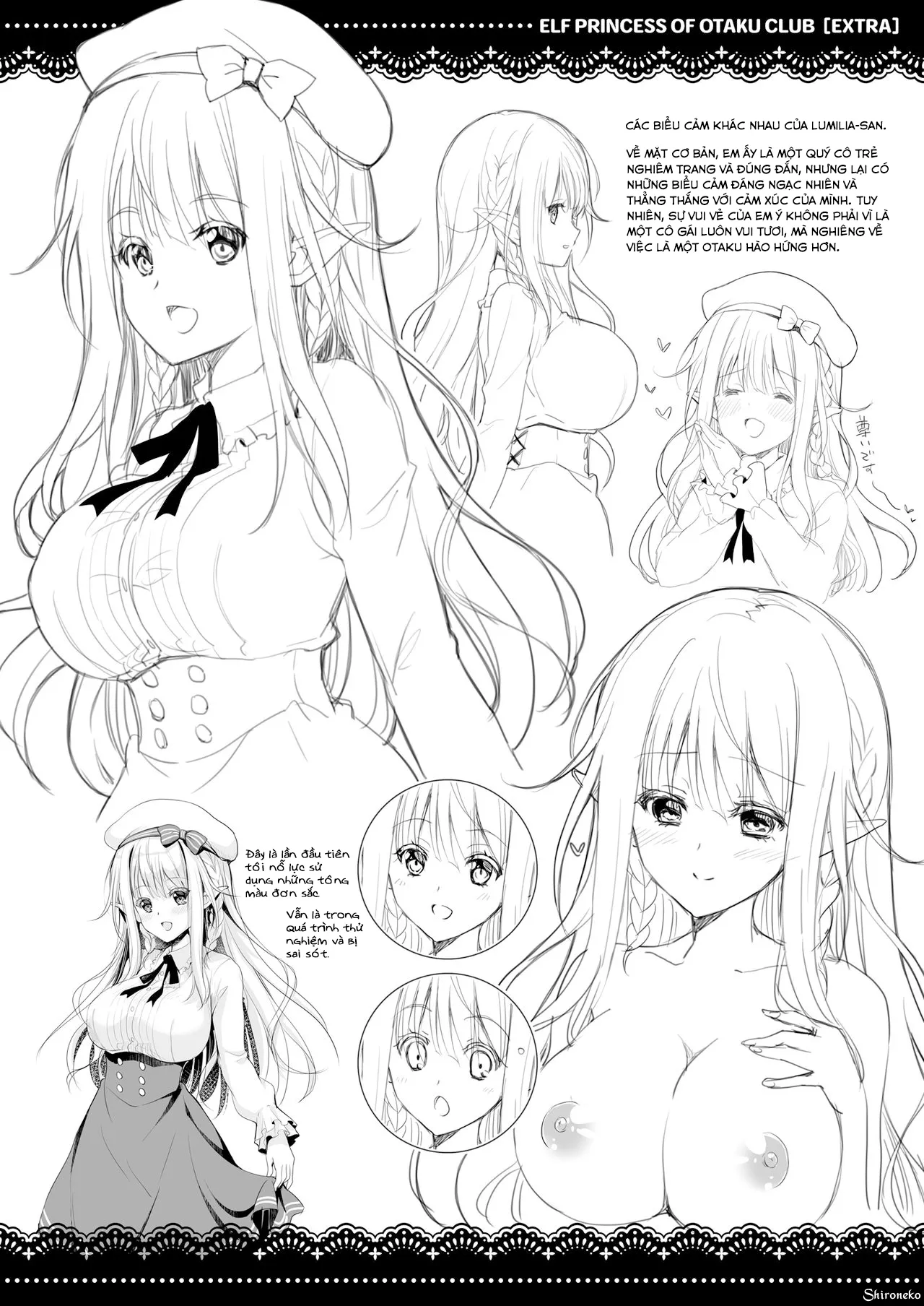 HentaiVN.net - Ảnh 4 - OtaCir no Elf Hime [Elf Princess of Otaku Club; Công chúa Elf của Câu lạc bộ Otaku] - Chap 1.5