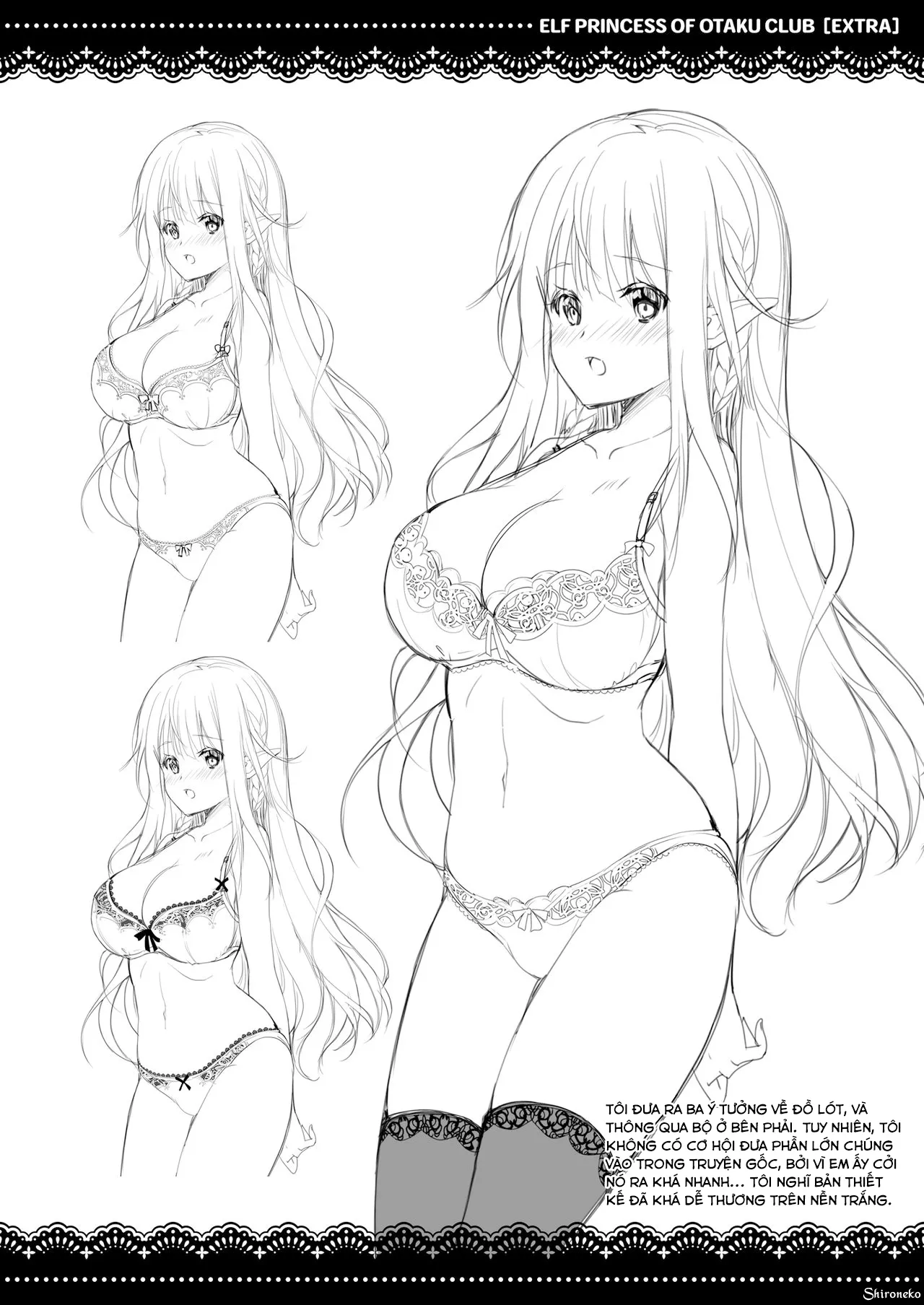 HentaiVN.net - Ảnh 5 - OtaCir no Elf Hime [Elf Princess of Otaku Club; Công chúa Elf của Câu lạc bộ Otaku] - Chap 1.5