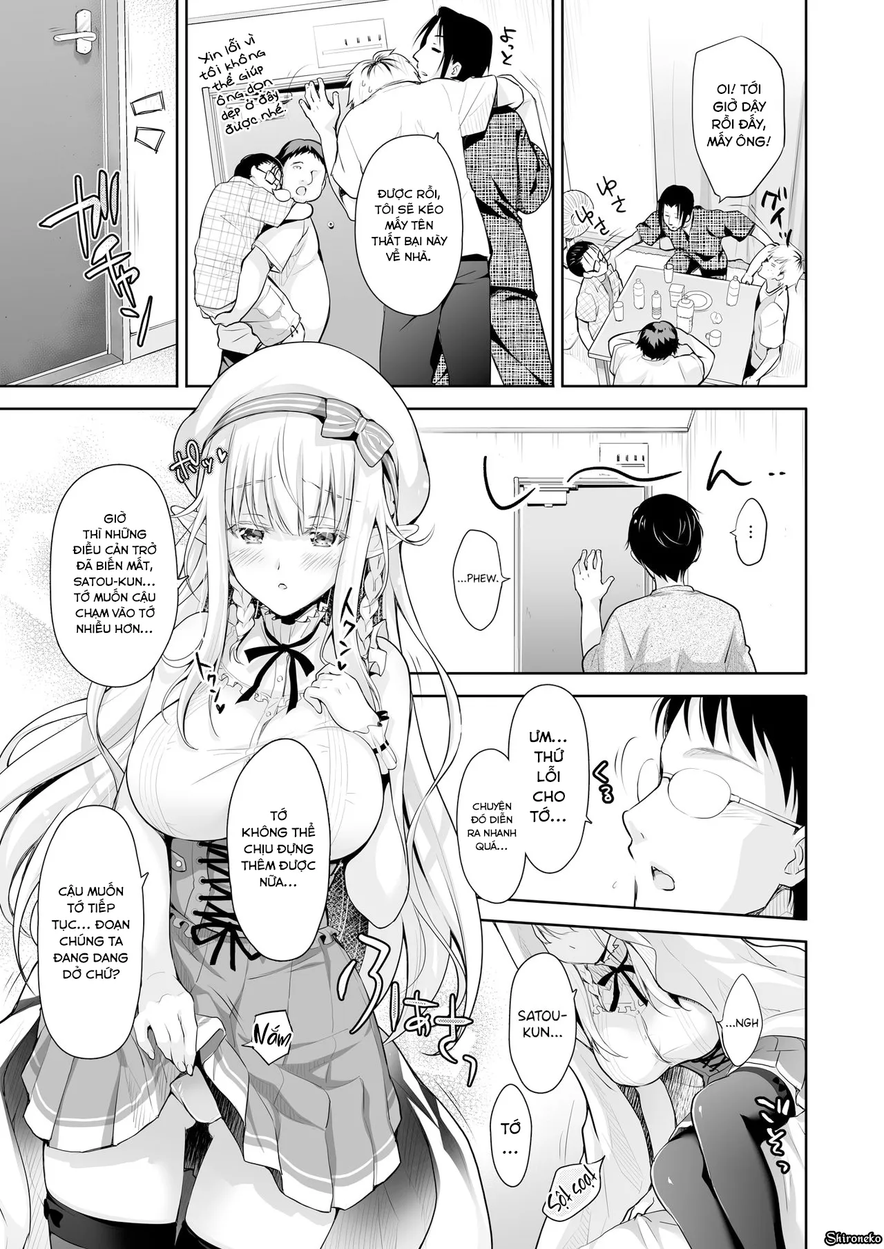 HentaiVN.net - Ảnh 11 - OtaCir no Elf Hime [Elf Princess of Otaku Club; Công chúa Elf của Câu lạc bộ Otaku] - Chap 2
