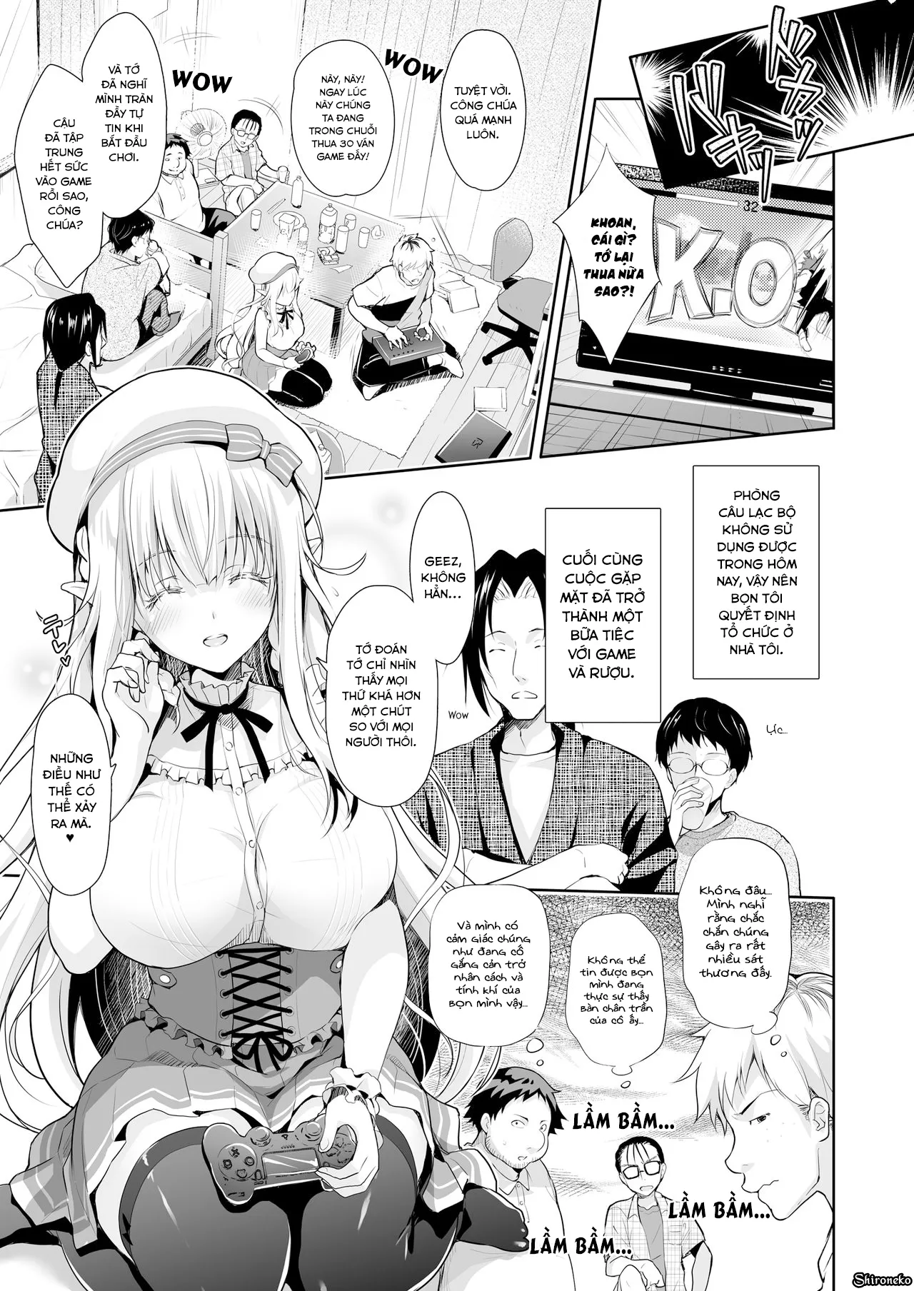 HentaiVN.net - Ảnh 5 - OtaCir no Elf Hime [Elf Princess of Otaku Club; Công chúa Elf của Câu lạc bộ Otaku] - Chap 2