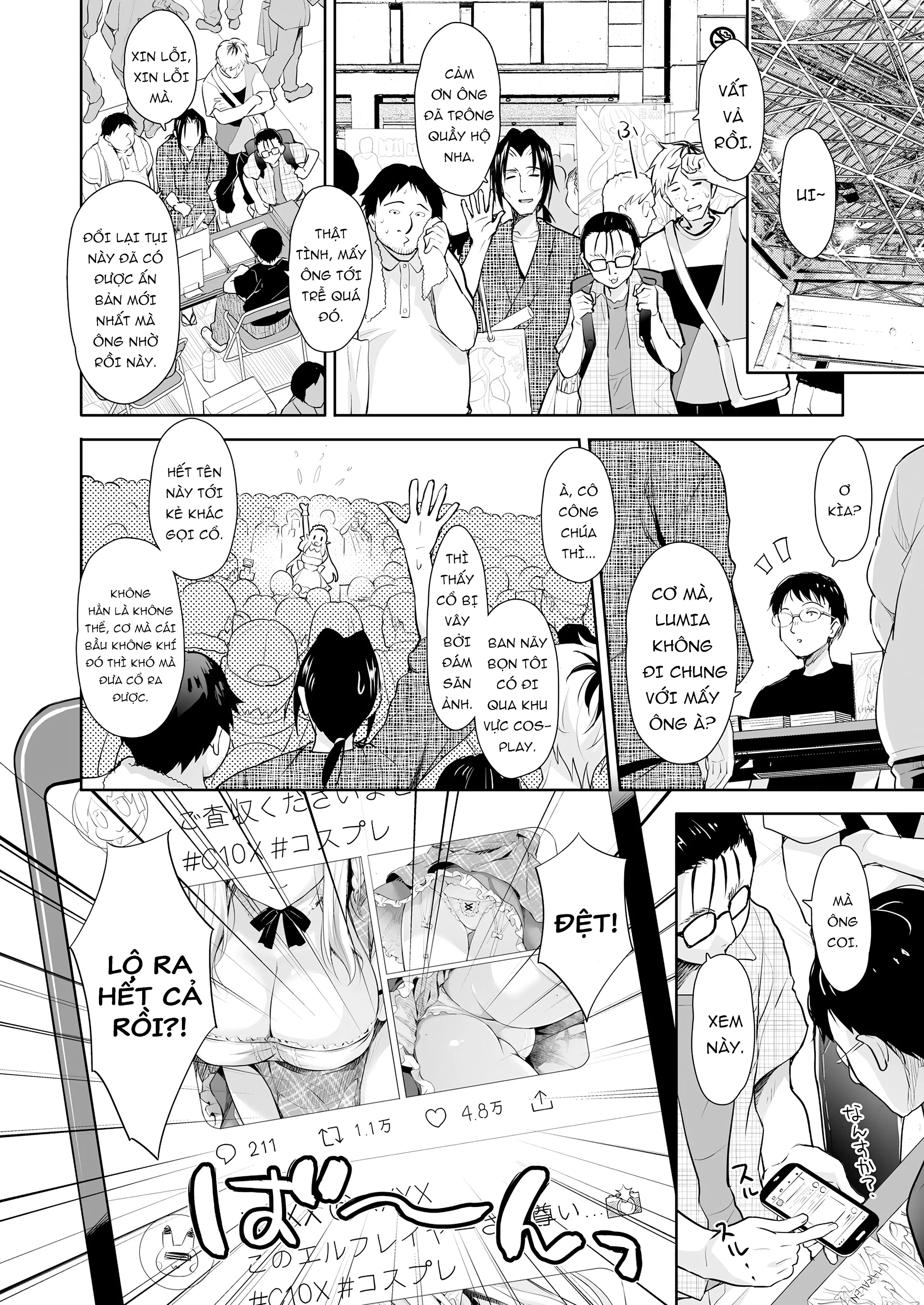 HentaiVN.net - Ảnh 4 - OtaCir no Elf Hime [Elf Princess of Otaku Club; Công chúa Elf của Câu lạc bộ Otaku] - Chap 3