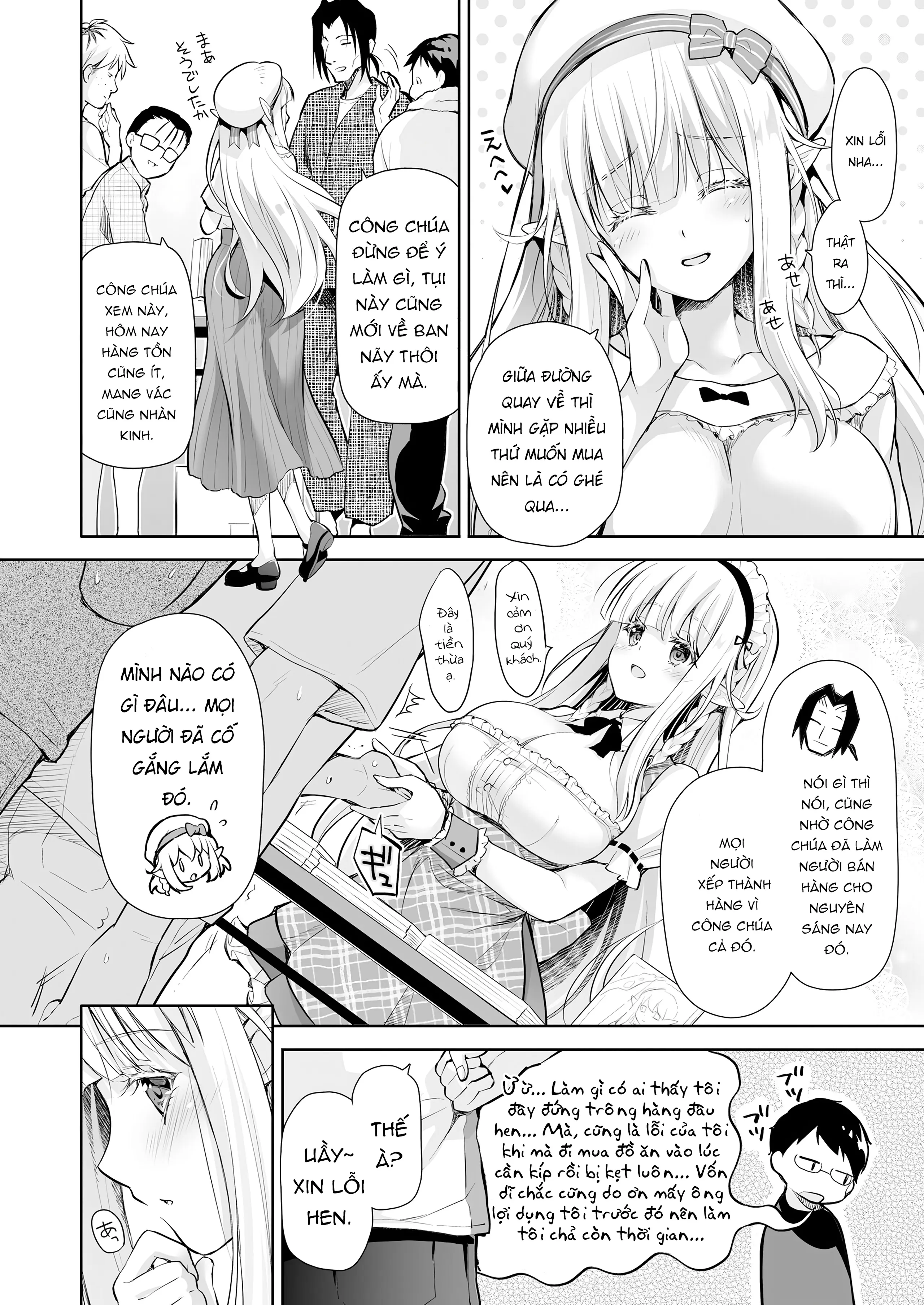 HentaiVN.net - Ảnh 6 - OtaCir no Elf Hime [Elf Princess of Otaku Club; Công chúa Elf của Câu lạc bộ Otaku] - Chap 3