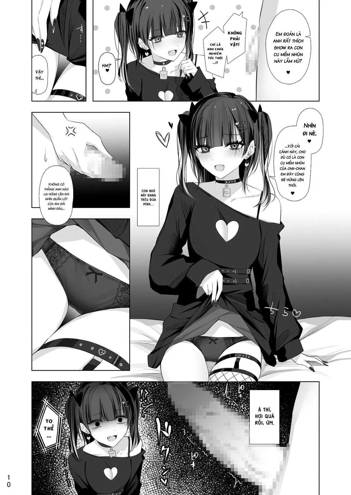 HentaiVN.net - Ảnh 9 - Cô em gái Ririno-chan xấc xược [Namaiki Joshi Ririno-chan] - Oneshot