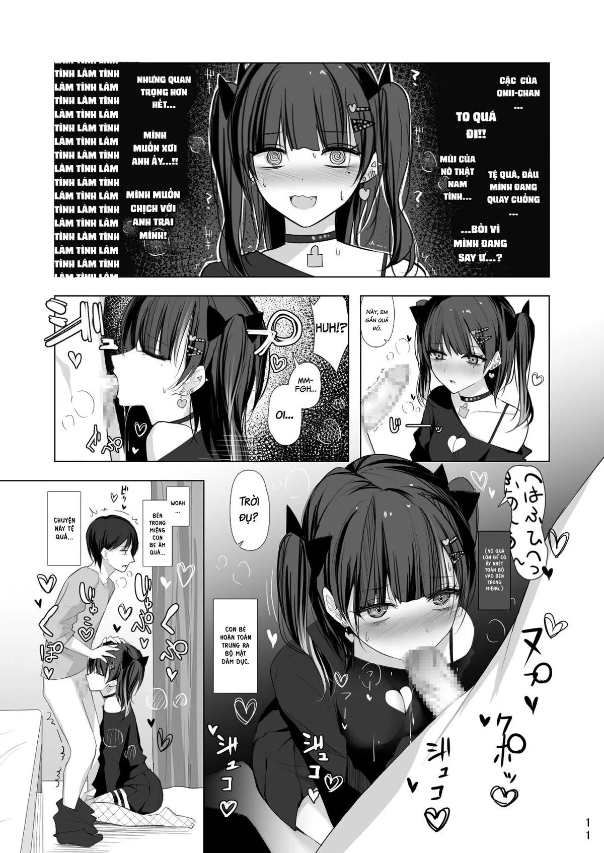 HentaiVN.net - Ảnh 10 - Cô em gái Ririno-chan xấc xược [Namaiki Joshi Ririno-chan] - Oneshot