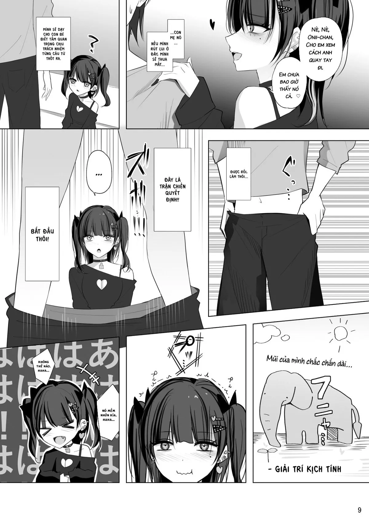 HentaiVN.net - Ảnh 8 - Cô em gái Ririno-chan xấc xược [Namaiki Joshi Ririno-chan] - Oneshot