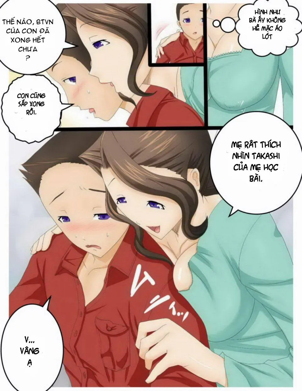 HentaiVN.net - Ảnh 3 - My Mom Is Very Beautiful - Oneshot [Full Color]