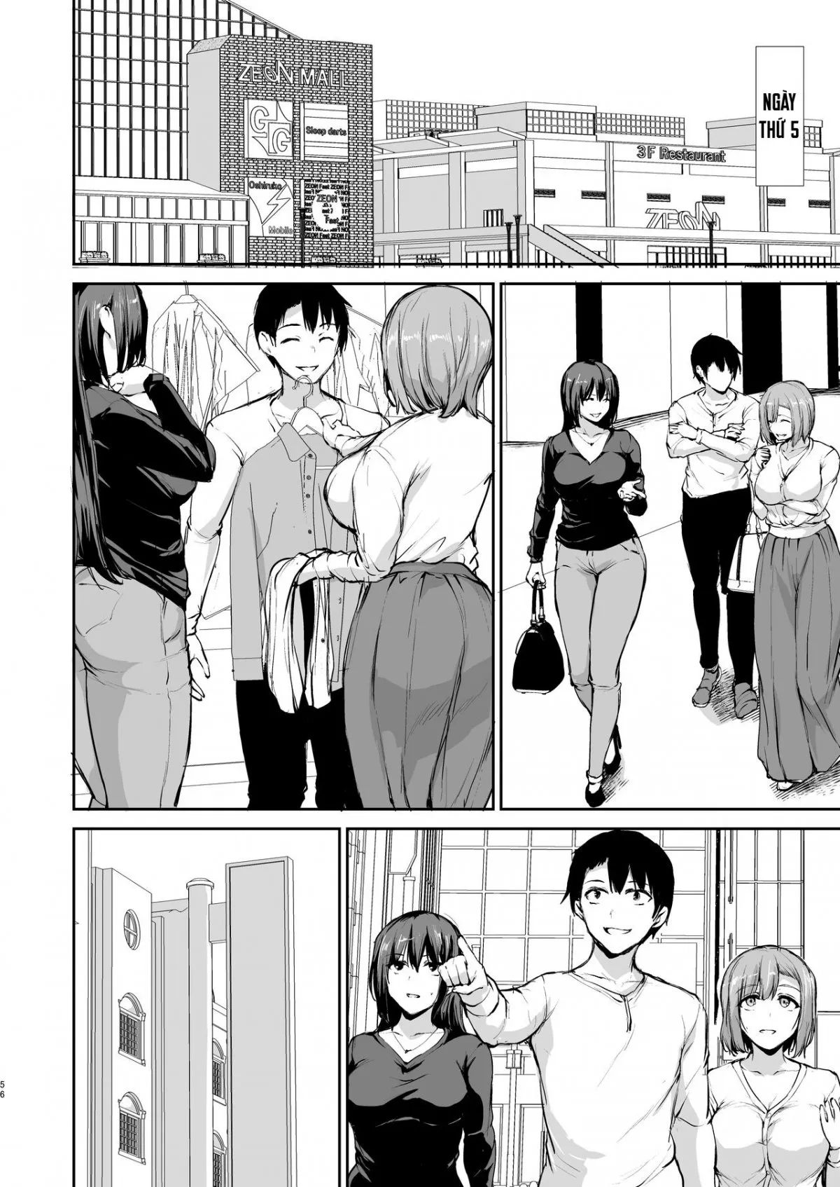 HentaiVN.net - Ảnh 14 - Kyonyuu ga Futari Inai to Bokki shinai Otto no Tame ni Tomodachi wo Tsurete kita Tsuma 3 - Chap 3