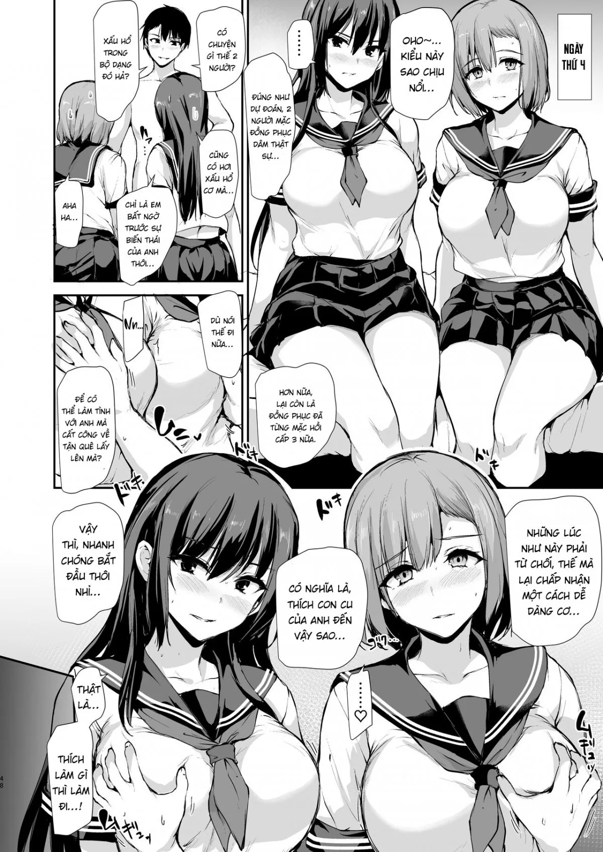 HentaiVN.net - Ảnh 6 - Kyonyuu ga Futari Inai to Bokki shinai Otto no Tame ni Tomodachi wo Tsurete kita Tsuma 3 - Chap 3
