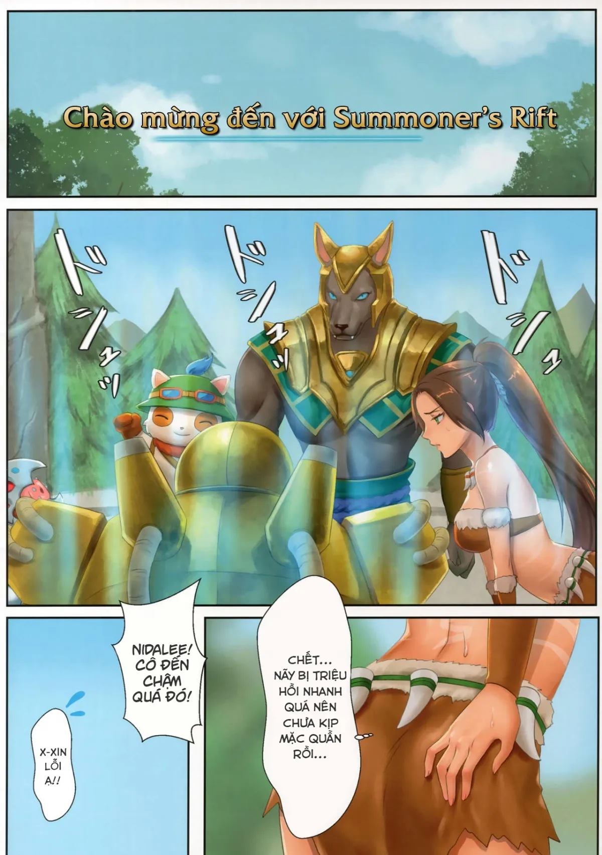 HentaiVN.net - Ảnh 8 - Nidalee tới mùa động dục! (Liên Minh Huyền Thoại) [Nidalee wa Hatsujouki!, ニダリーは発情期!] - Một với một là 0175