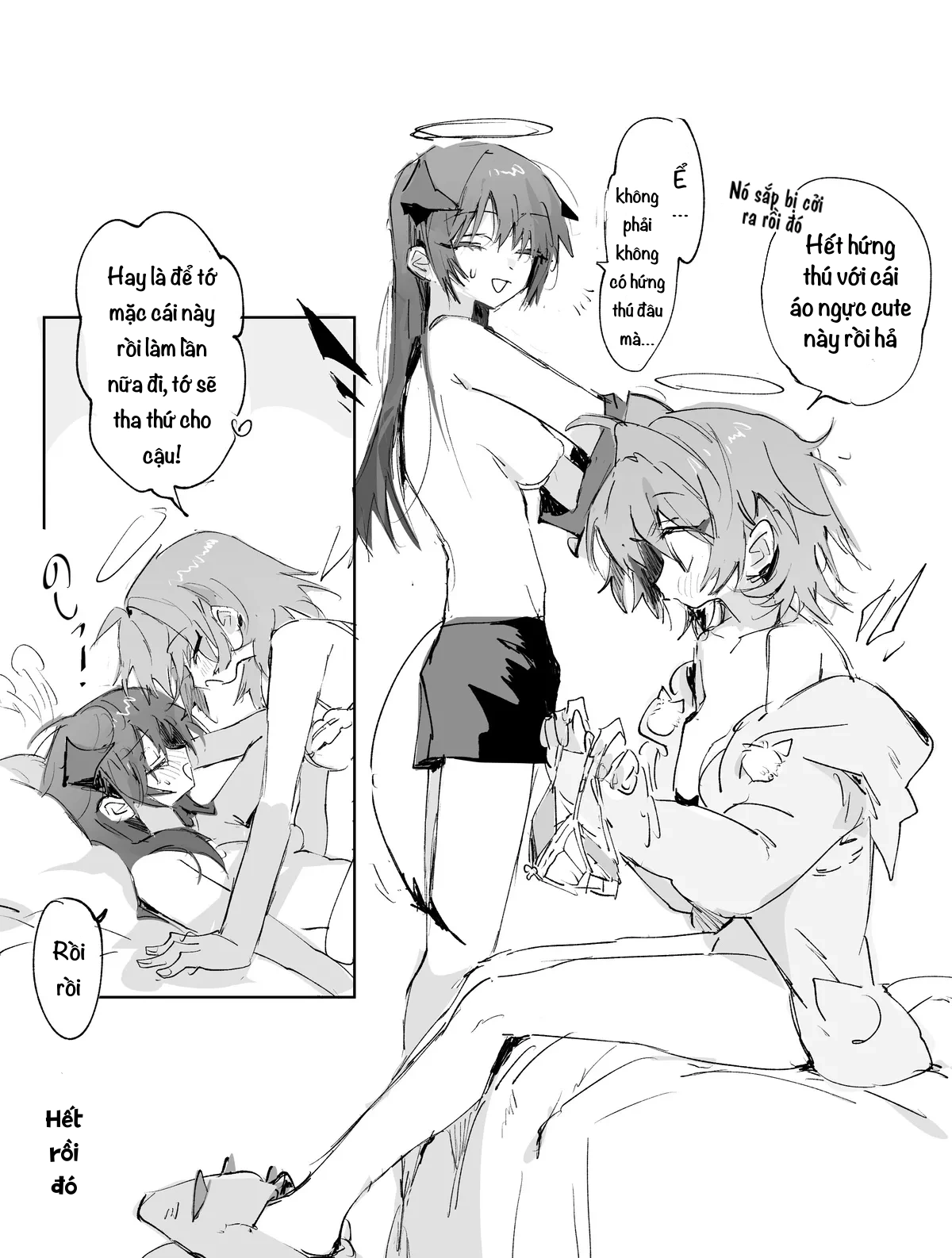 HentaiVN.net - Ảnh 5 - Exusiai mua đồ ngủ mới, và phản ứng của Mostima là… - ONESHOT