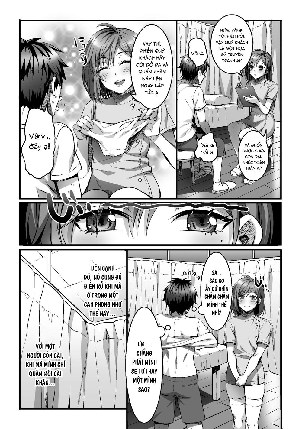 HentaiVN.net - Ảnh 5 - Etsuraku Massage de Youkoso - chap 1