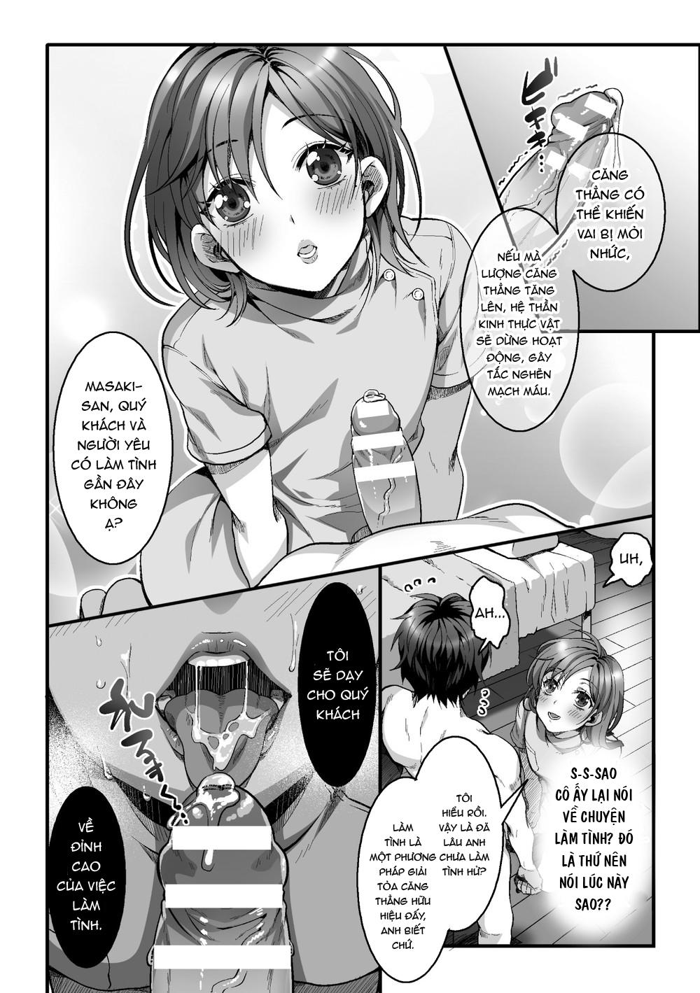 HentaiVN.net - Ảnh 7 - Etsuraku Massage de Youkoso - chap 1