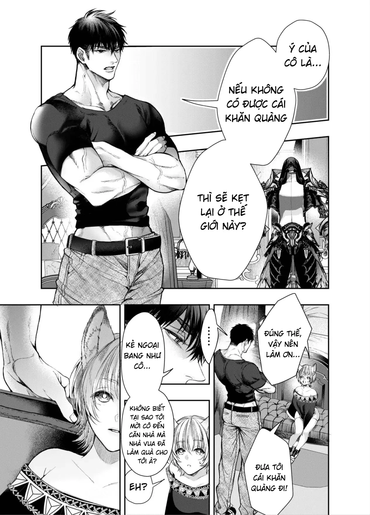 HentaiVN.net - Ảnh 18 - Tôi không thể thoát khỏi kỵ sĩ quàng khăn đỏ nham hiểm - Oneshot