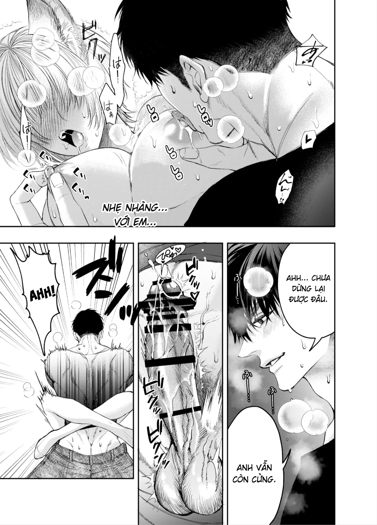 HentaiVN.net - Ảnh 48 - Tôi không thể thoát khỏi kỵ sĩ quàng khăn đỏ nham hiểm - Oneshot