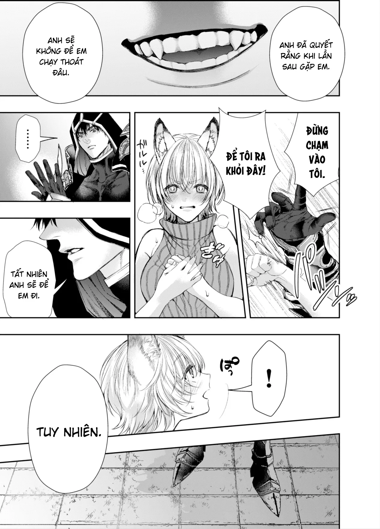 HentaiVN.net - Ảnh 58 - Tôi không thể thoát khỏi kỵ sĩ quàng khăn đỏ nham hiểm - Oneshot