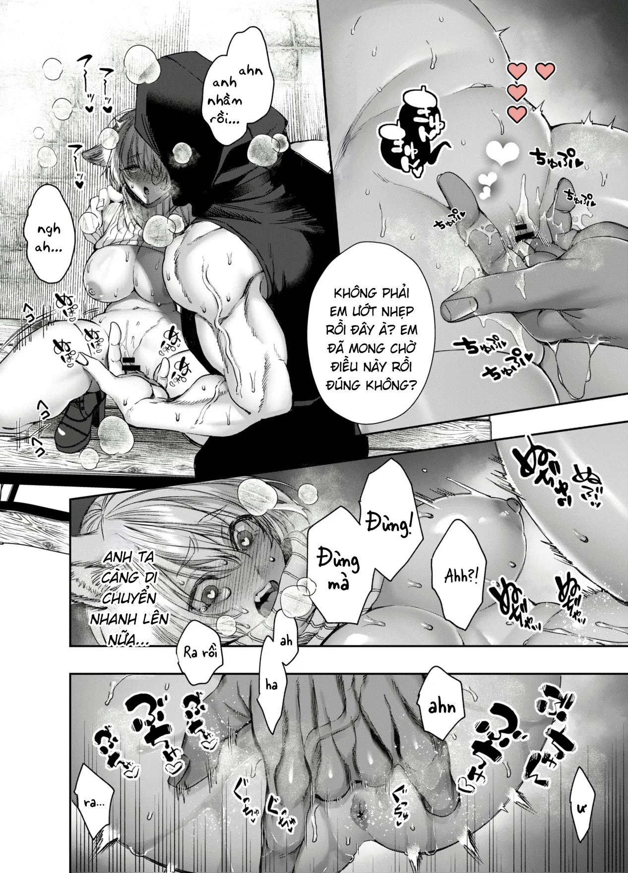 HentaiVN.net - Ảnh 61 - Tôi không thể thoát khỏi kỵ sĩ quàng khăn đỏ nham hiểm - Oneshot