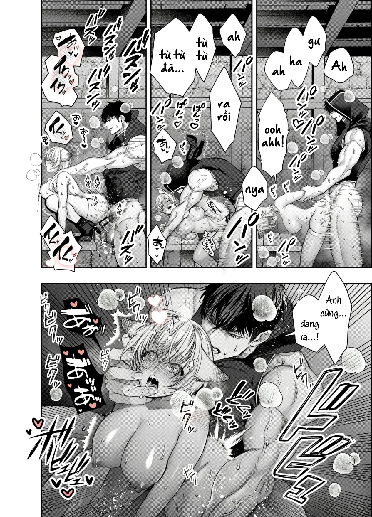 HentaiVN.net - Ảnh 67 - Tôi không thể thoát khỏi kỵ sĩ quàng khăn đỏ nham hiểm - Oneshot