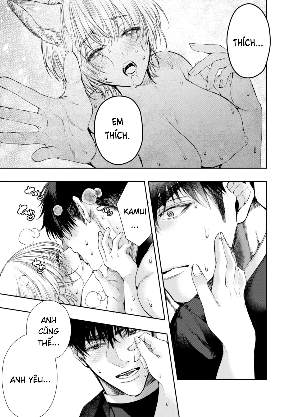 HentaiVN.net - Ảnh 72 - Tôi không thể thoát khỏi kỵ sĩ quàng khăn đỏ nham hiểm - Oneshot