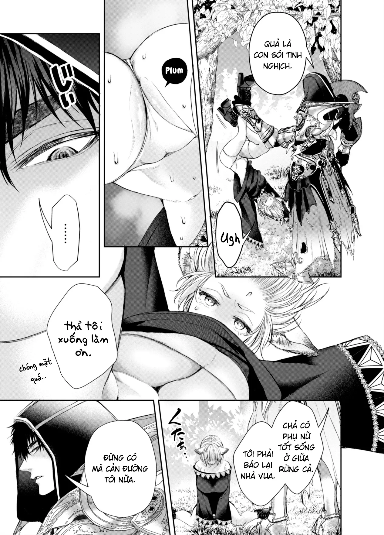 HentaiVN.net - Ảnh 8 - Tôi không thể thoát khỏi kỵ sĩ quàng khăn đỏ nham hiểm - Oneshot
