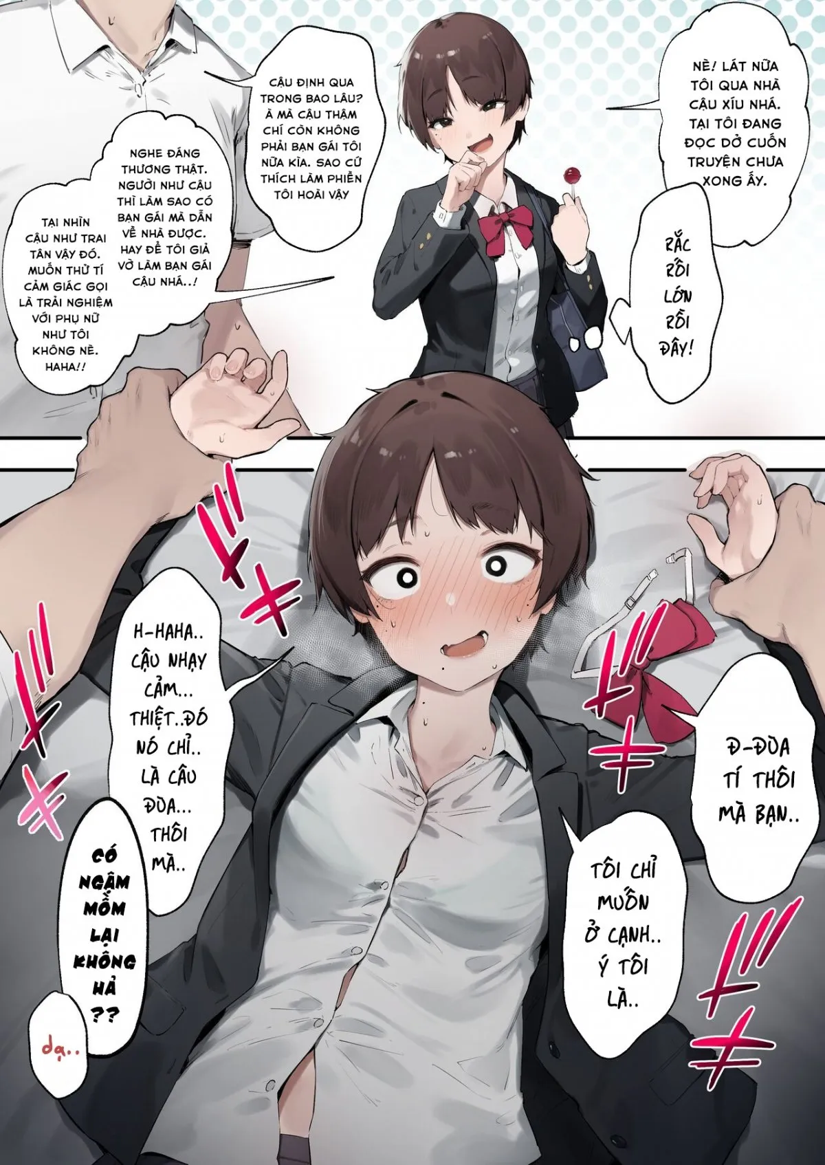 HentaiVN.net - Ảnh 1 - Cách giải quyết khi người khác nói đùa với bạn - Oneshot