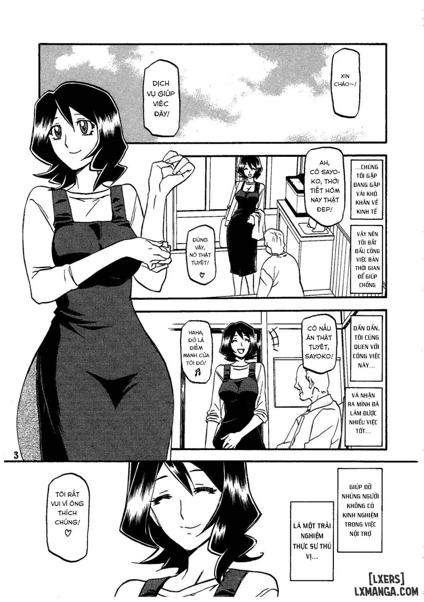 HentaiVN.net - Ảnh 4 - Saneishou Sayoko 3 [Sayoko’s Cage -Sayoko Saneisho 3-; Sayoko No Ori -Saneishou Sayoko3-] - Chapter 1