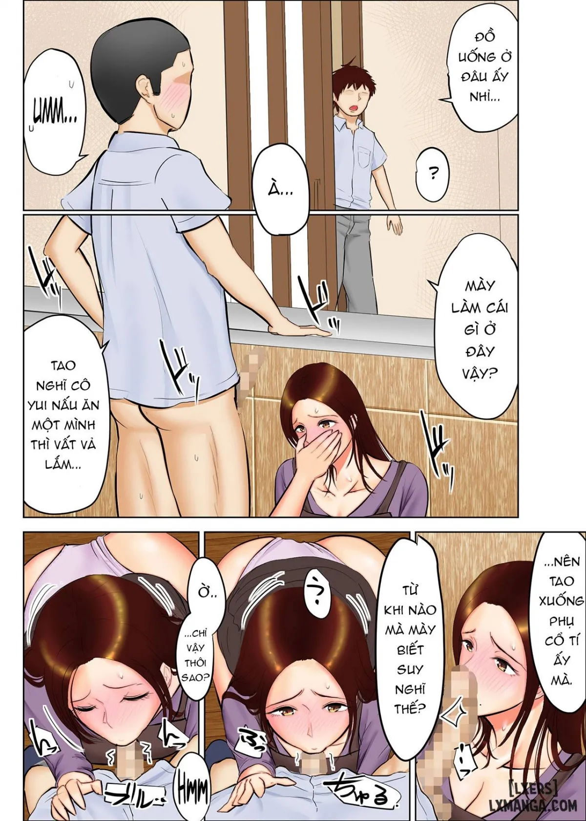 HentaiVN.net - Ảnh 22 - Khát khao mẹ bạn [Tomohaha Ganbou | Desire for a Friend's Mother] - Chap 1