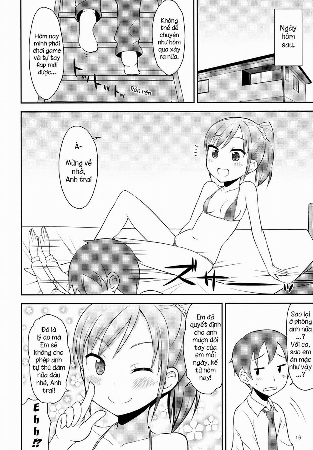 HentaiVN.net - Ảnh 15 - Em sẽ không cho phép anh tự thủ dâm nữa đâu nhé, Anh trai! [Onii-chan wa Kyou kara Onanie Kinshi; You're not allowed to masturbate starting today, Big brother!] - Oneshot
