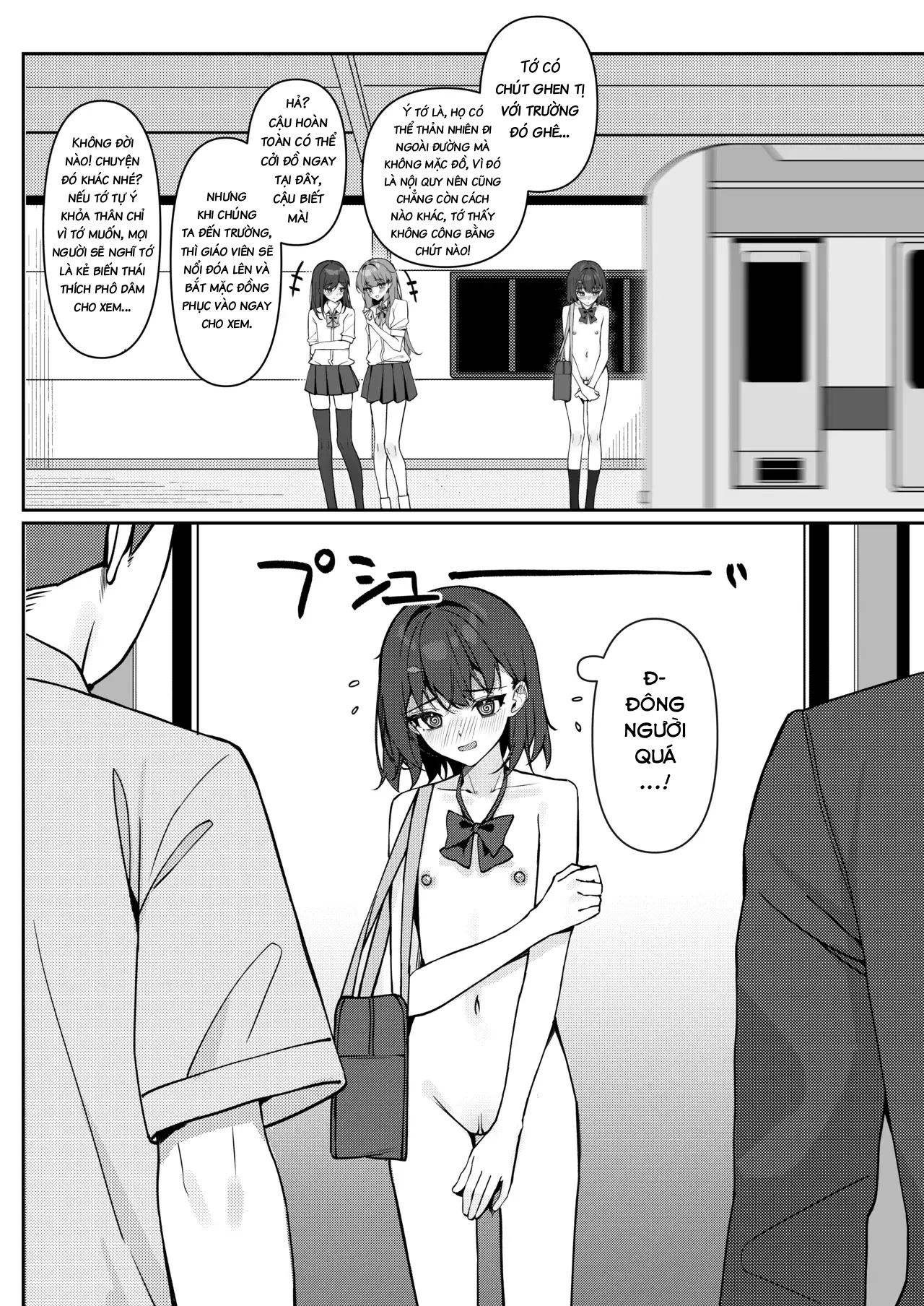 HentaiVN.net - Ảnh 20 - Starting Today, I'll be Going to School Naked - Chap 1