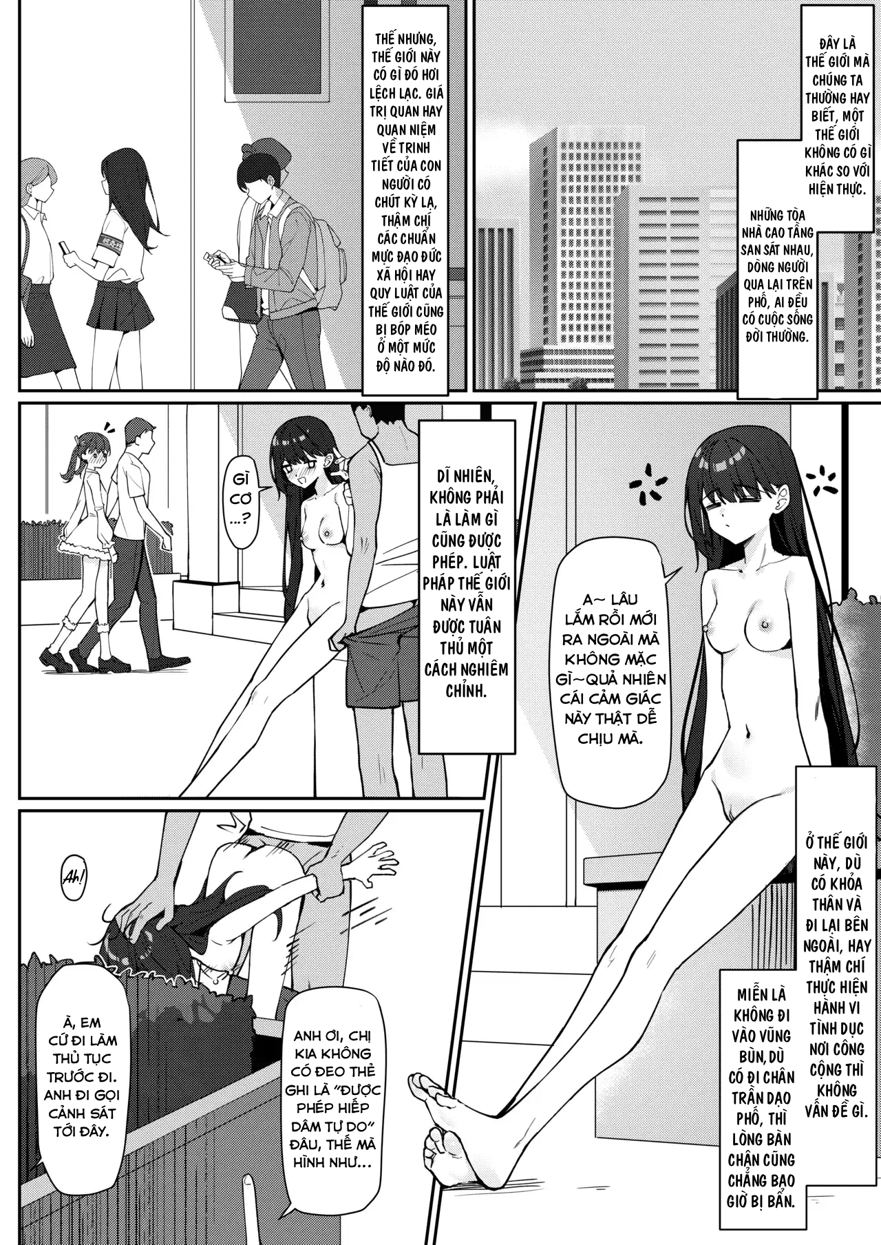 HentaiVN.net - Ảnh 6 - Starting Today, I'll be Going to School Naked - Chap 1
