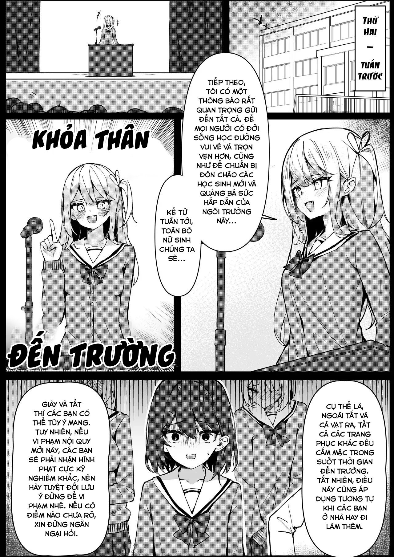 HentaiVN.net - Ảnh 8 - Starting Today, I'll be Going to School Naked - Chap 1