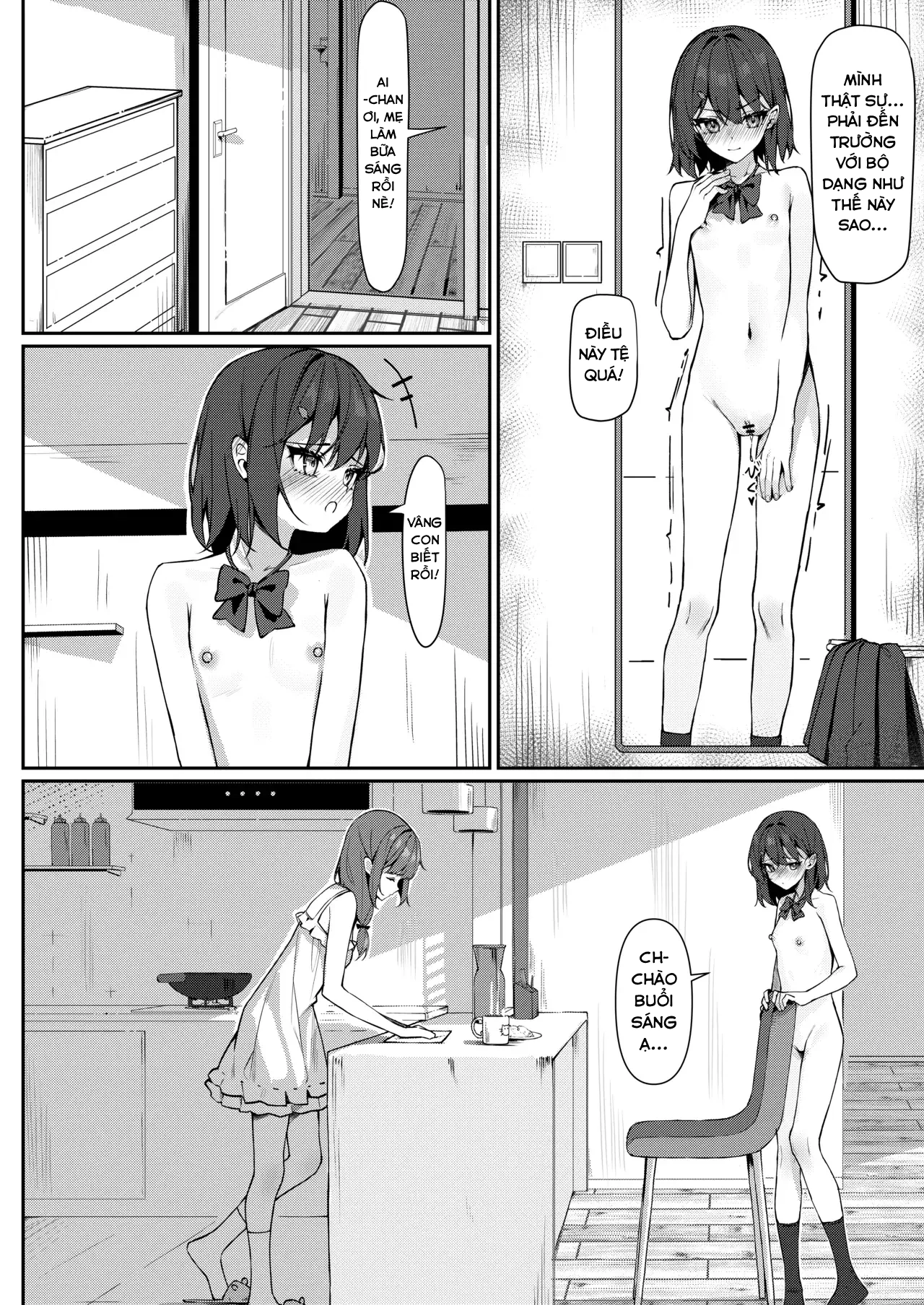 HentaiVN.net - Ảnh 10 - Starting Today, I'll be Going to School Naked - Chap 1