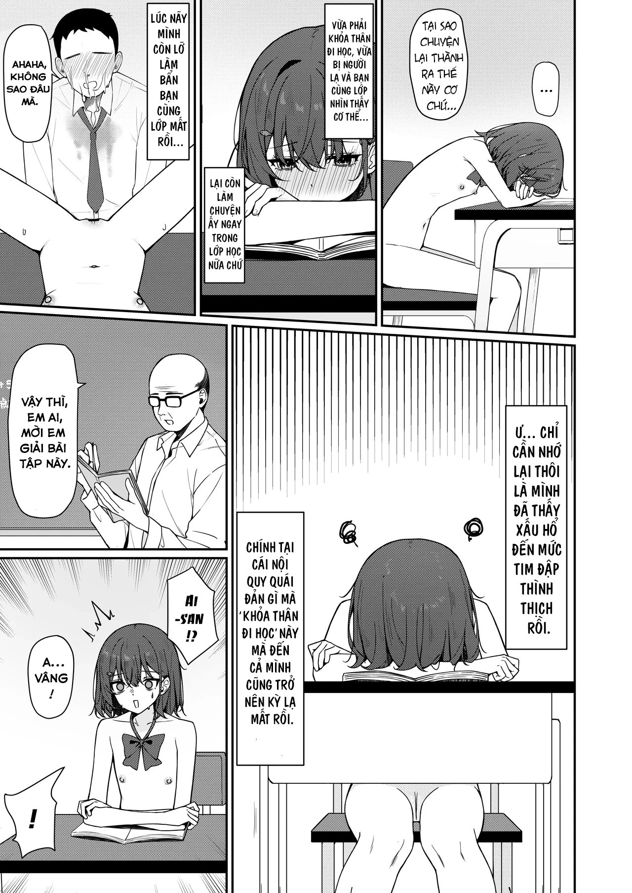 HentaiVN.net - Ảnh 5 - Starting Today, I'll be Going to School Naked - Chap 2