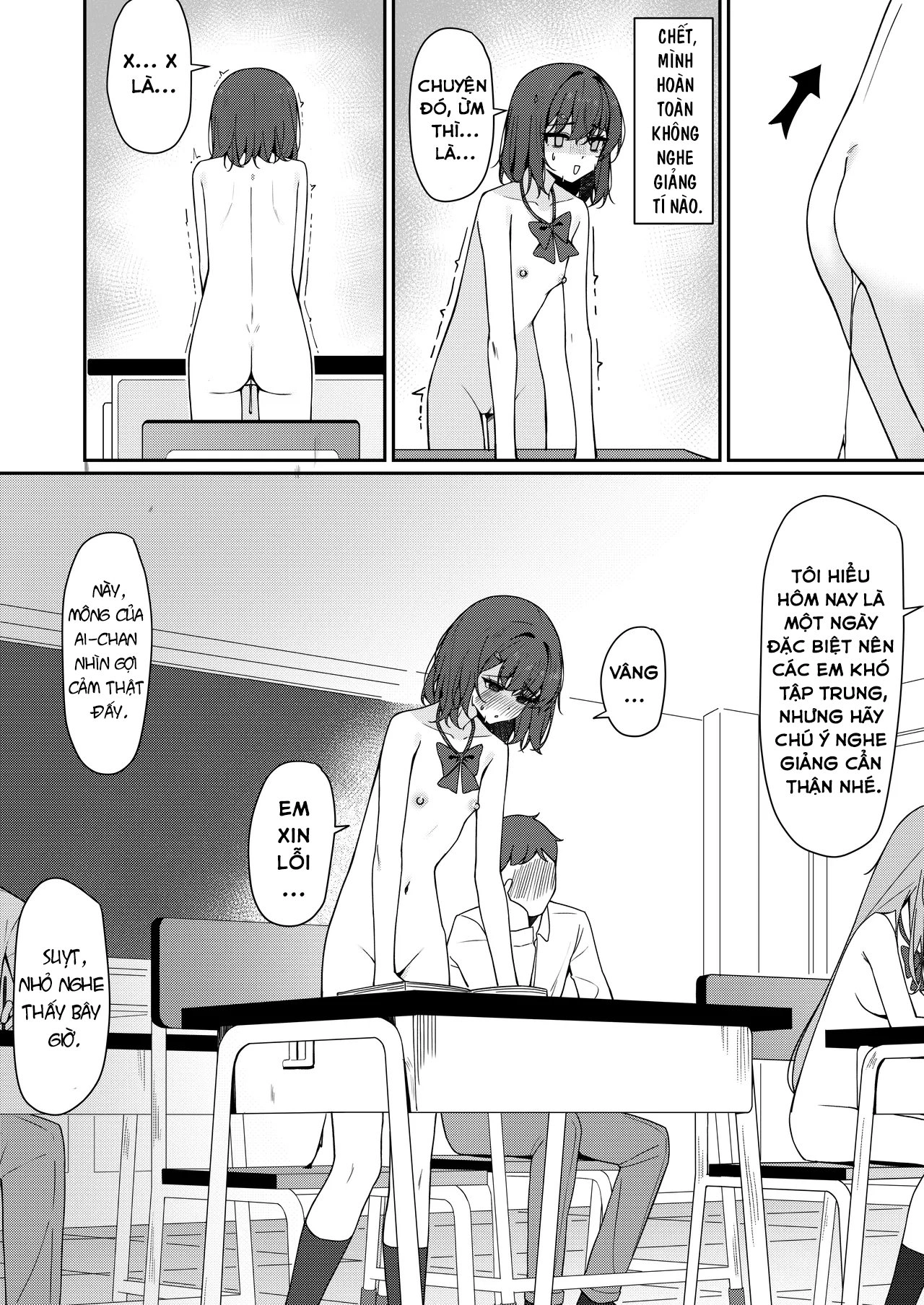 HentaiVN.net - Ảnh 6 - Starting Today, I'll be Going to School Naked - Chap 2