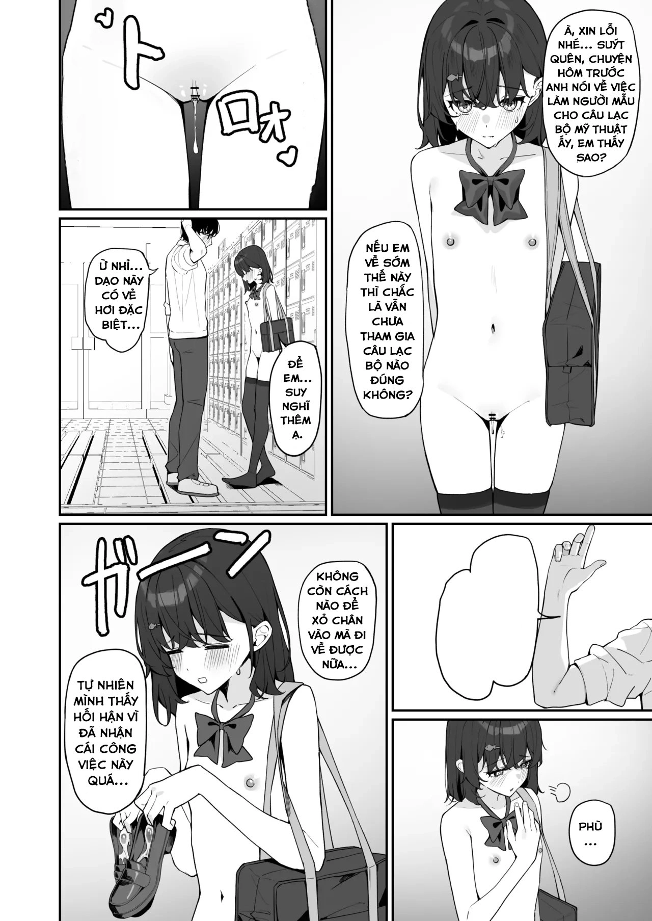 HentaiVN.net - Ảnh 54 - Starting Today, I'll be Going to School Naked - Chap 2
