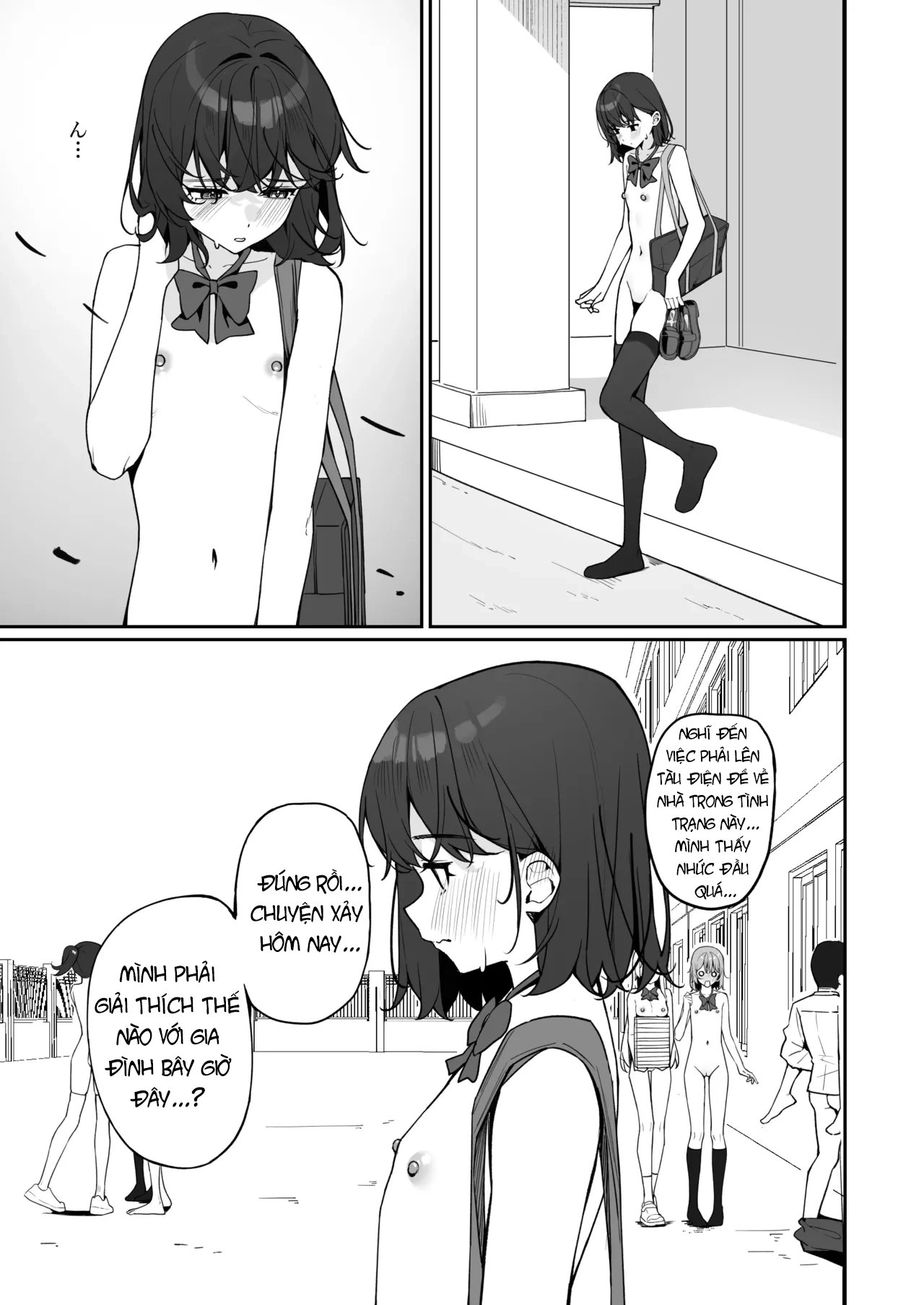 HentaiVN.net - Ảnh 55 - Starting Today, I'll be Going to School Naked - Chap 2