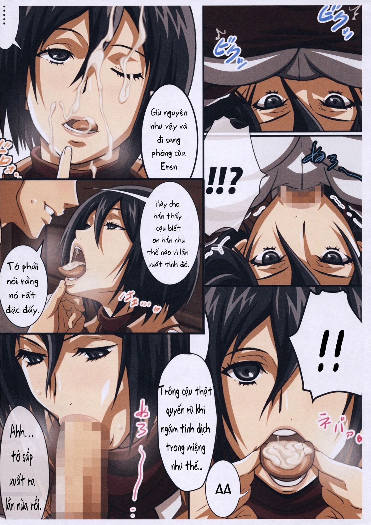 HentaiVN.net - Ảnh 6 - Huấn Luyện Mikasa - Oneshot