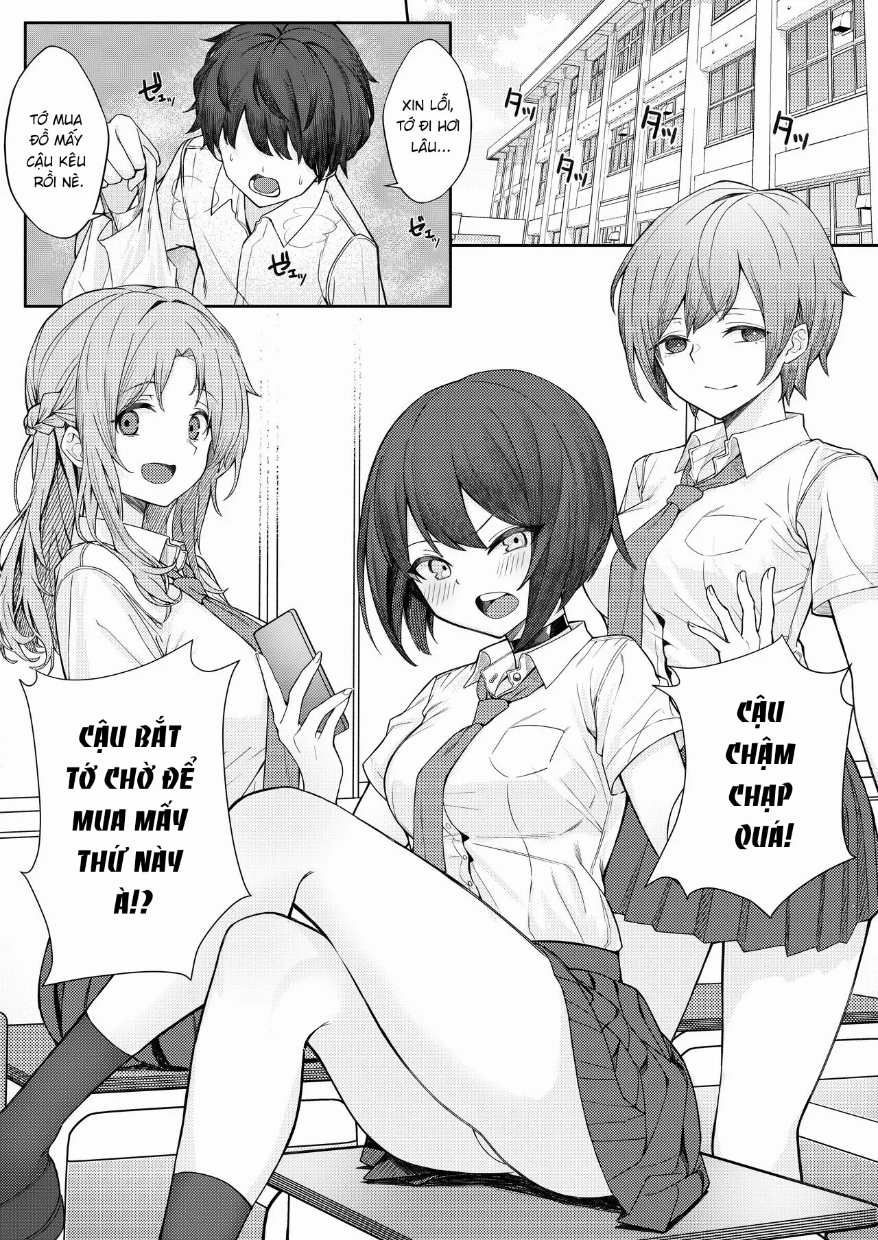 HentaiVN.net - Ảnh 3 - Tôi bị bạn thời thơ ấu bắt nạt. Tôi đụ bạn cô ấy! [My Childhood Friend Bullies Me, But I Fuck Her Friends Behind Her Back] - Chap 1.1