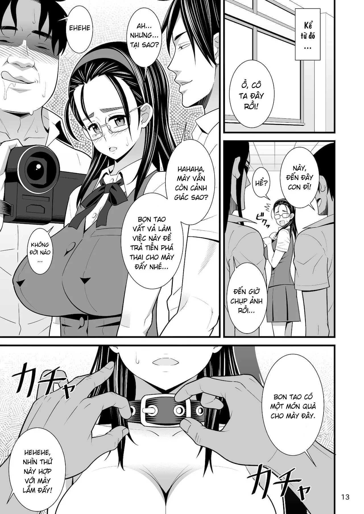 HentaiVN.net - Ảnh 10 - Bồn chứa tinh di dộng [地味だけど体がエロい彼女は不良達の肉便器だった ; She's a meat urinal because she's boring but her body is erotic] - Oneshot