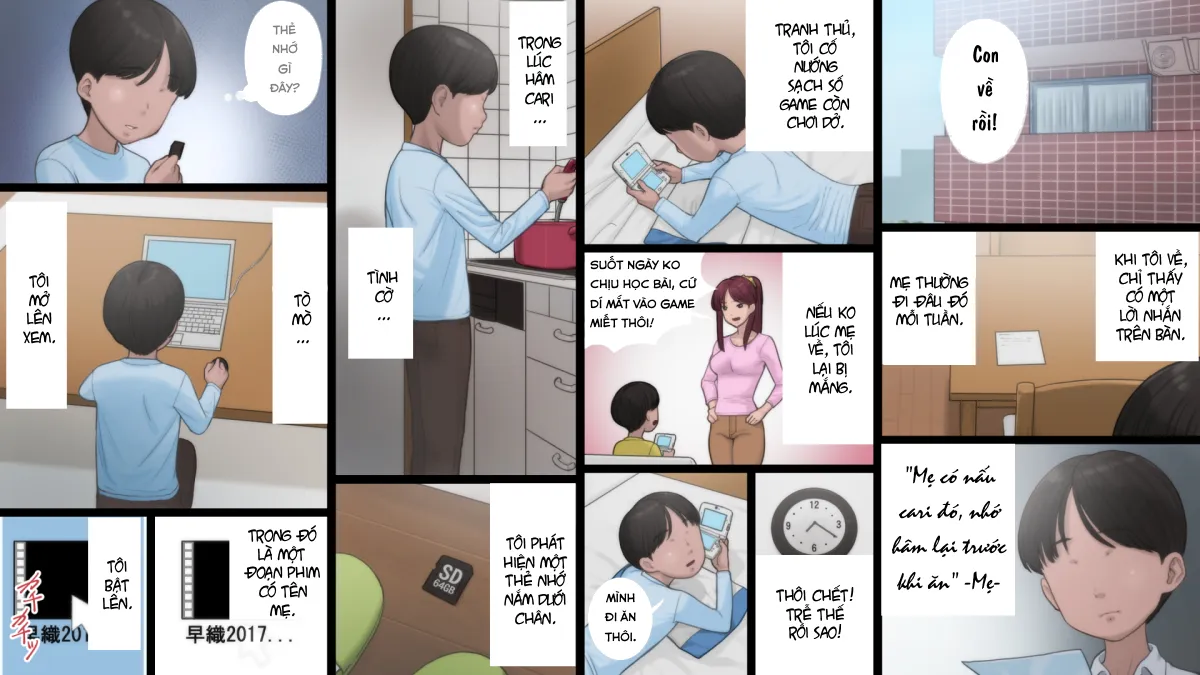 HentaiVN.net - Ảnh 4 - Haha wa Kayoi Seidorei [My Mom The Sex Slave] - Oneshot - Có che