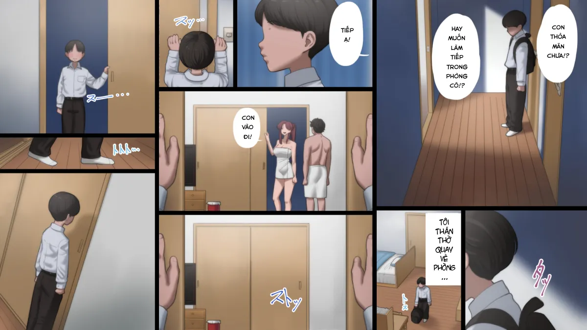 HentaiVN.net - Ảnh 41 - Haha wa Kayoi Seidorei [My Mom The Sex Slave] - Oneshot - Có che